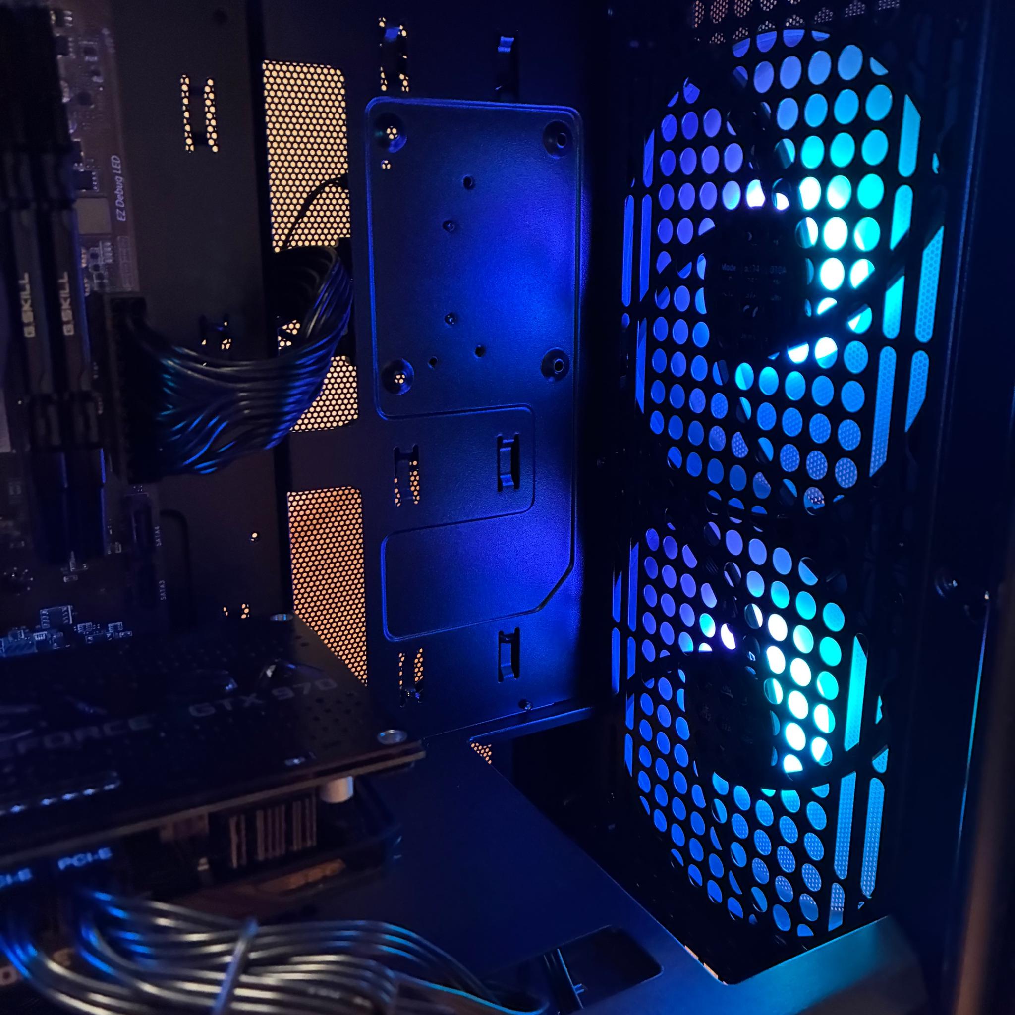 GTX 970 R5 1600 CUSTOM GAMING PC RGB 16GB DDR4 RAM 512GB NVME SSD WINDOWS 10