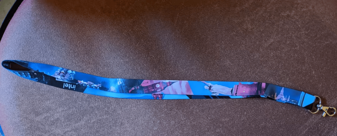 Intel Gamer Days 2021 lanyard