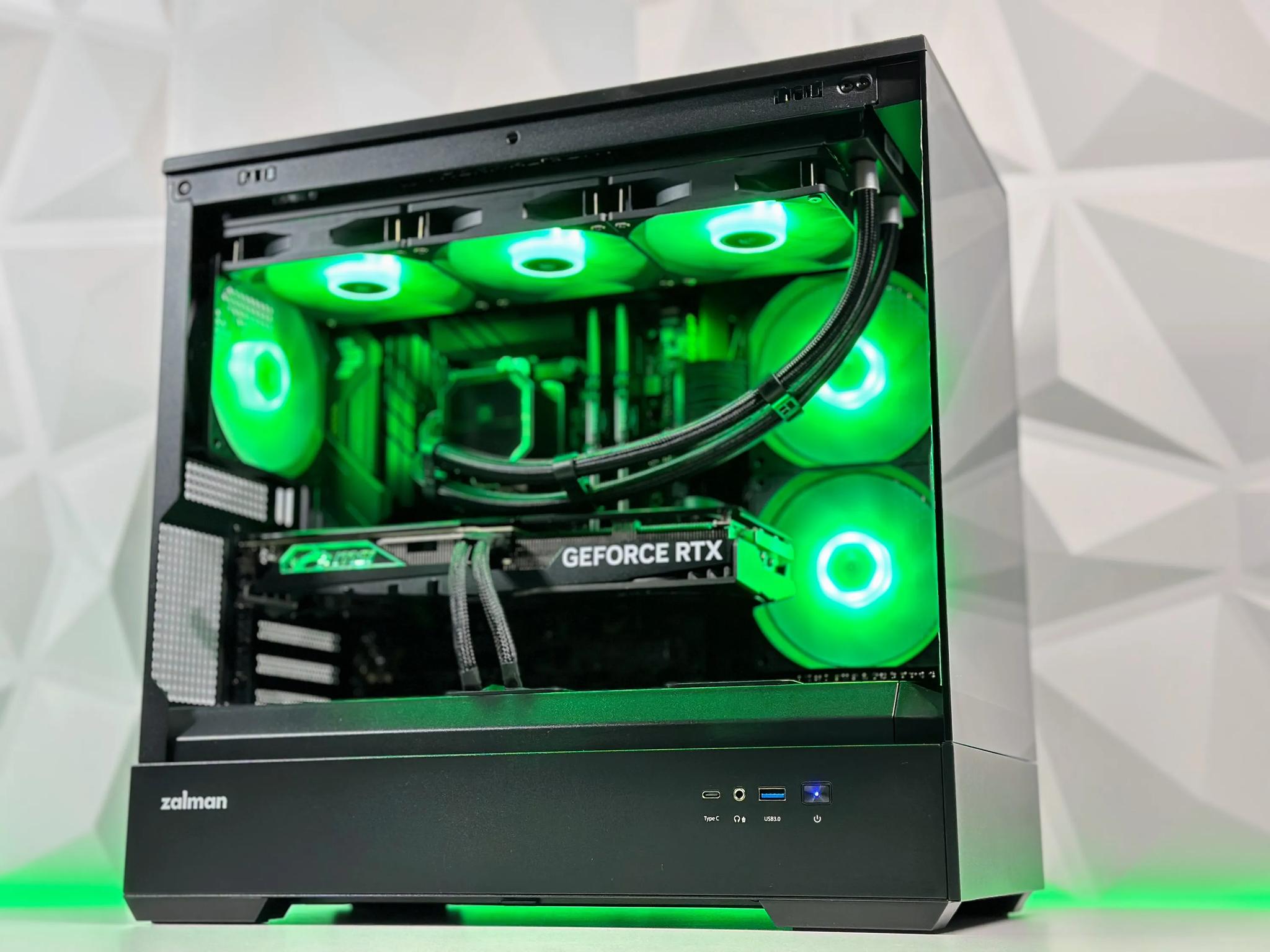 🌃🦇The Dark Knight 🦇Liquid Cooled Gaming PC🦇Nvidia RTX 4070 12GB🦇Intel  12600KF🦇32GB DDR4🦇1TB