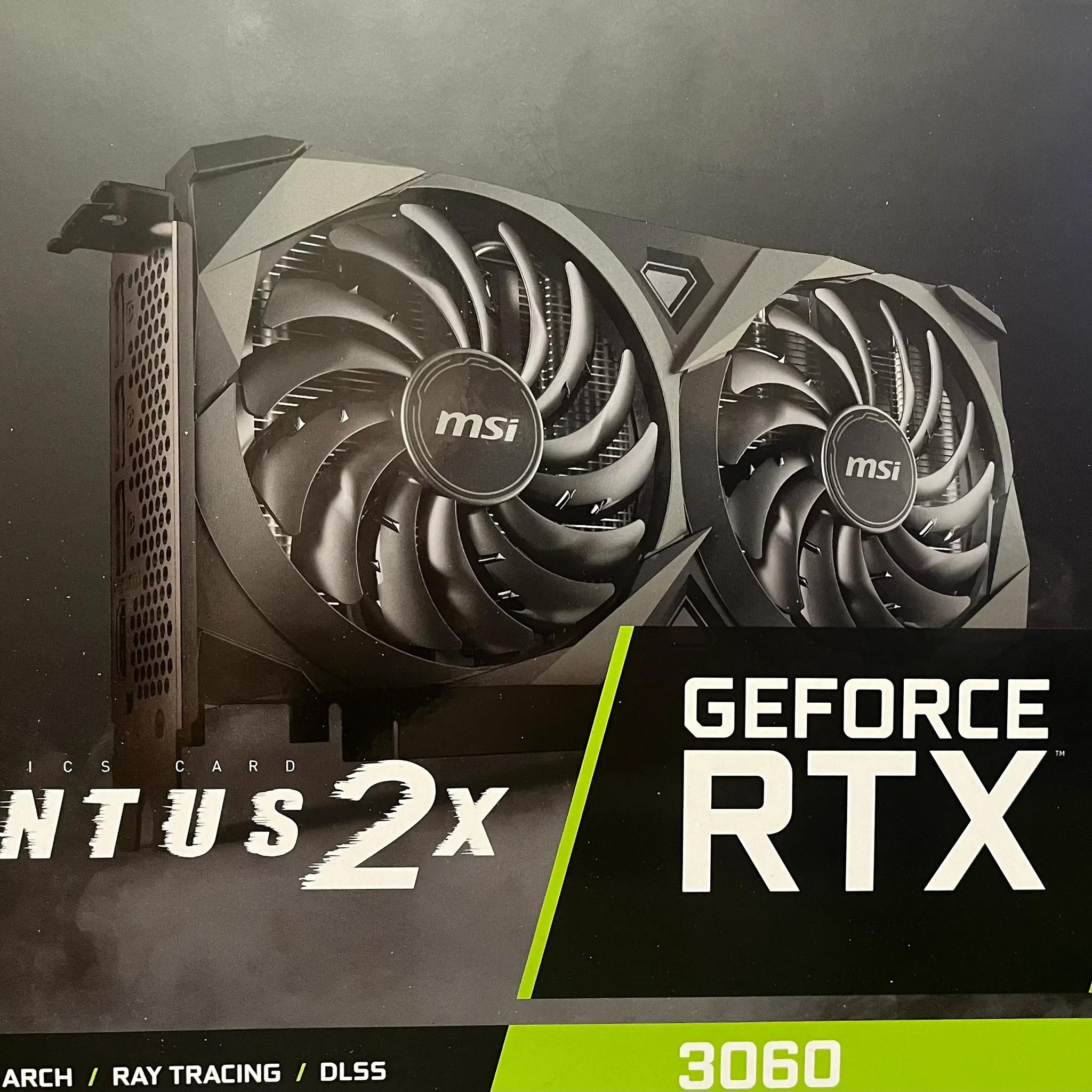 MSI Ventus 2X OC Edition Nvidia 3060 12 GB