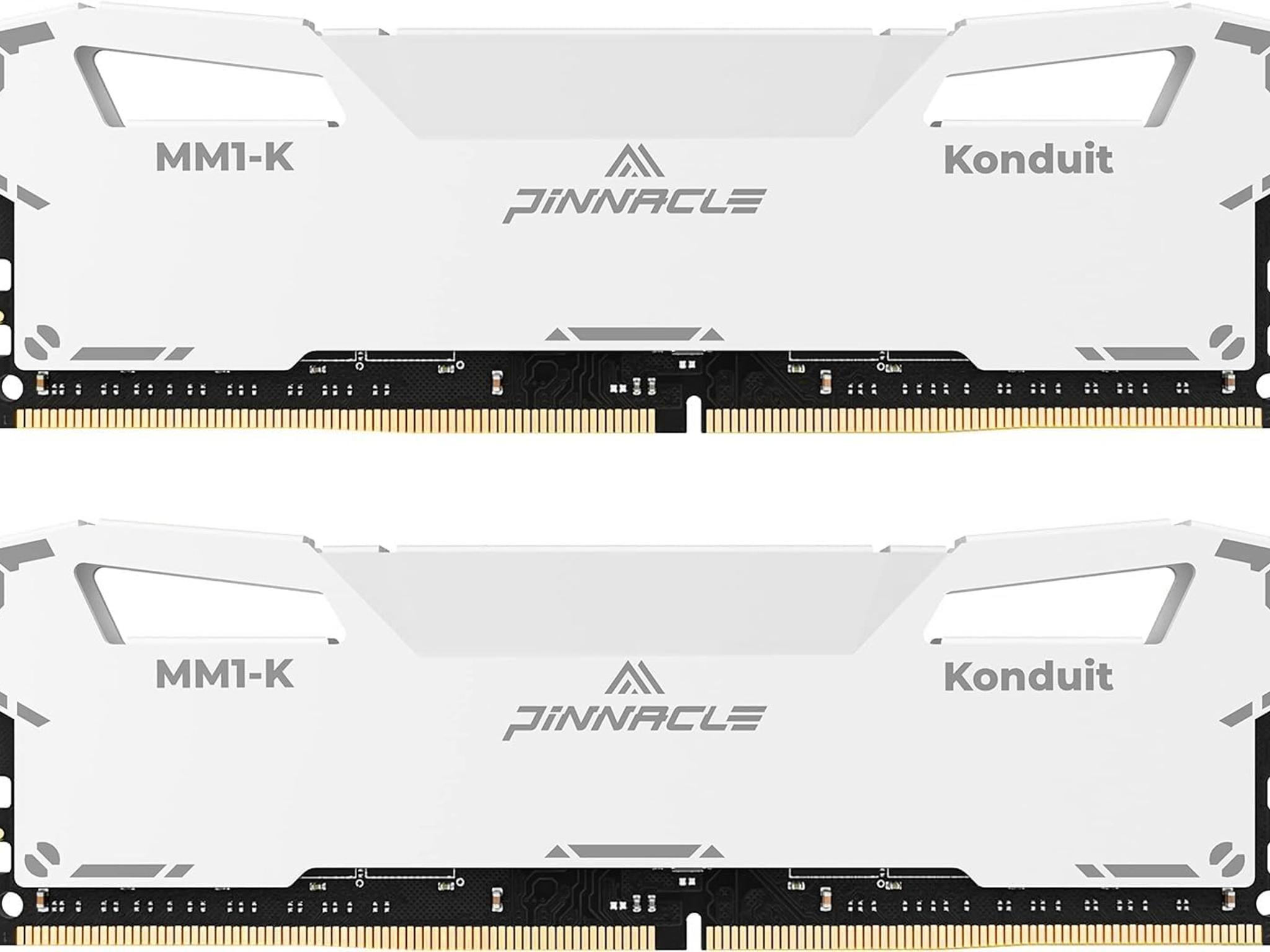 BNIB 16GB (2x8 GB) DDR4-3200 CL16 RAM TimeTec Pinnacle Konduit White