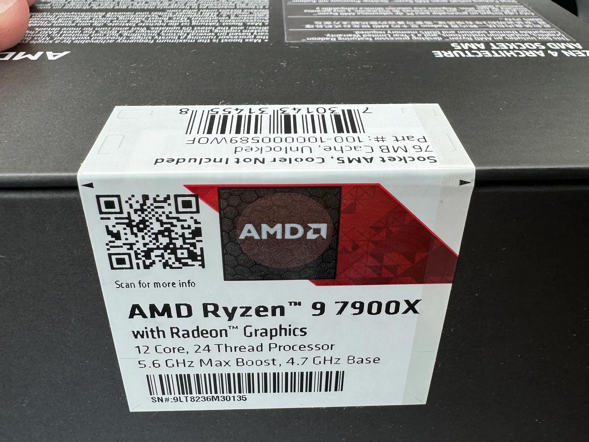AMD Ryzen 9 7900X - Brand New in Box