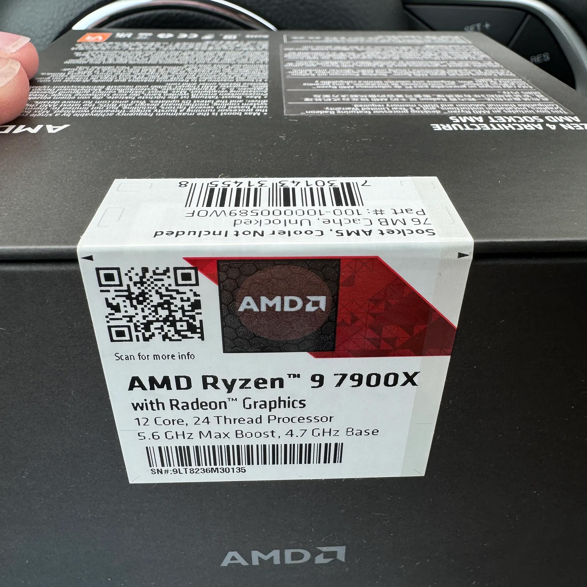 AMD Ryzen 9 7900X - Brand New in Box
