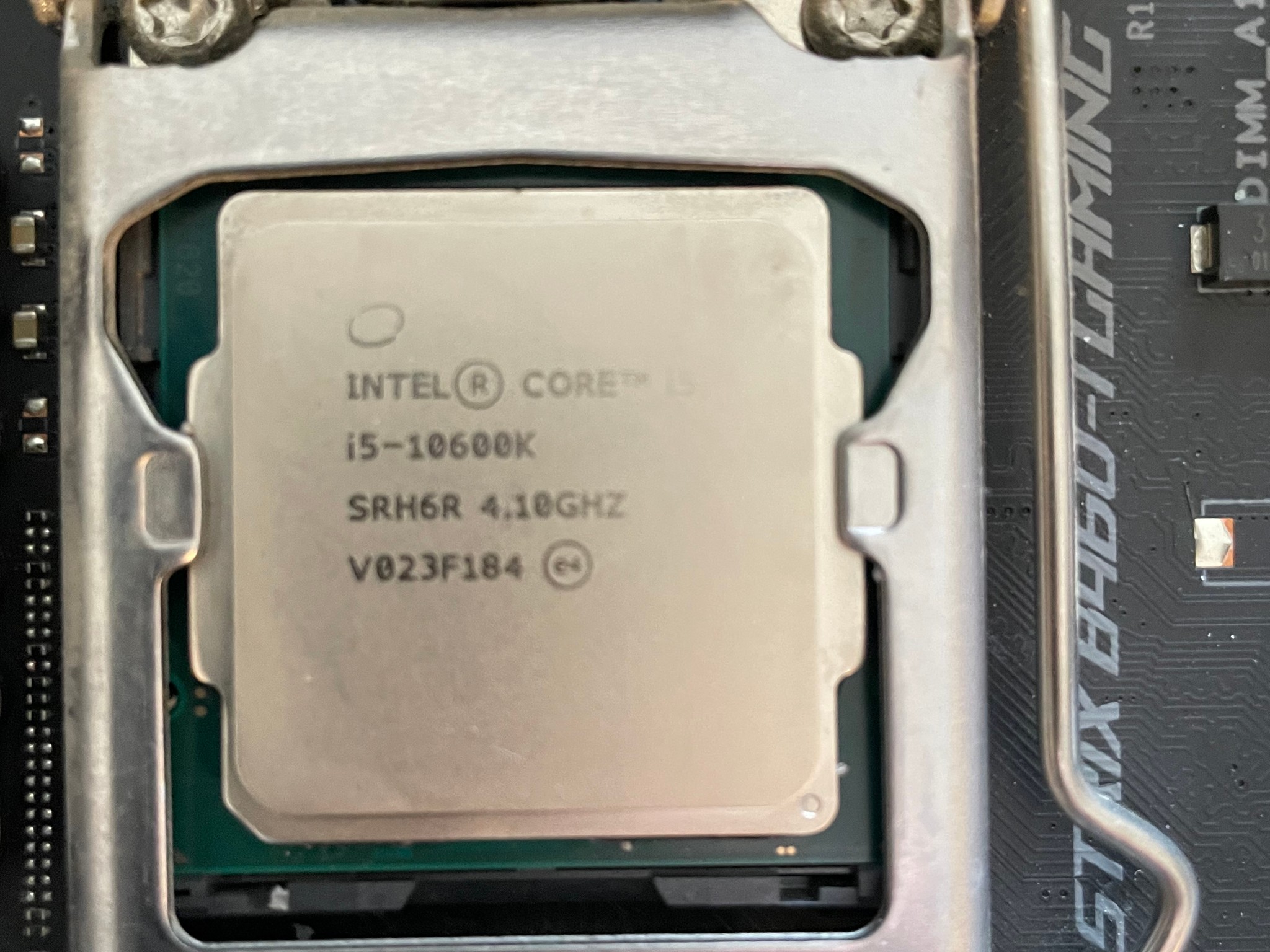 ROG Strix B460-I Motherboard and Intel I5 10600k combo