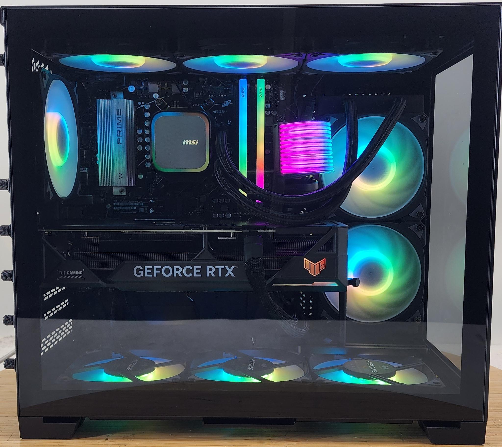 Gaming PC Ryzen 5 7600X3D 32GB RAM 1TB SSD RTX 4070 Ti 12GB Windows 11 Computer