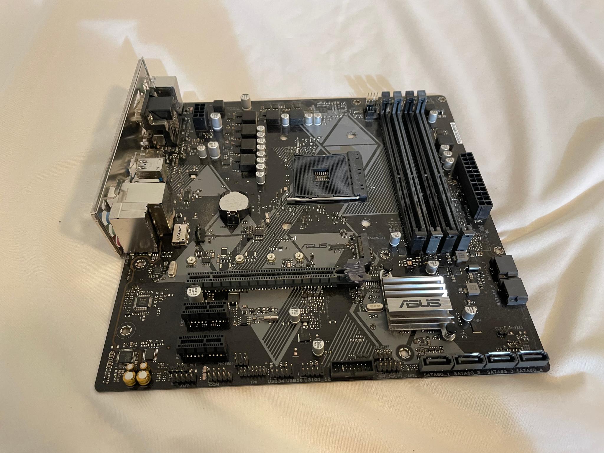 Asus PRIME B450M-A mATX Motherboard (Black)