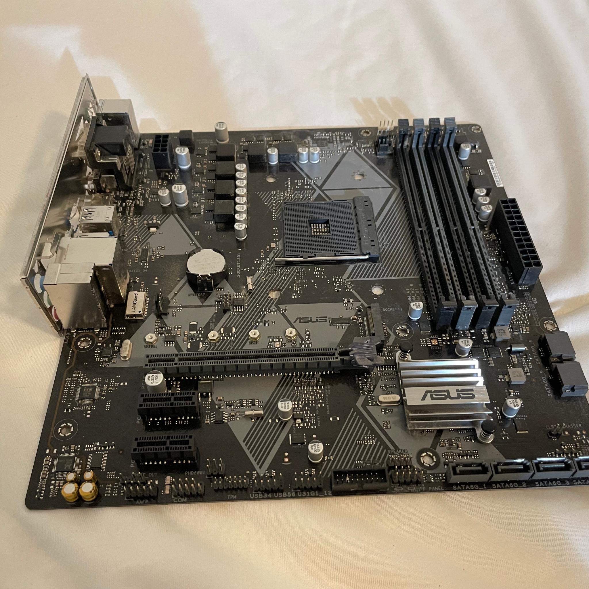 Asus PRIME B450M-A mATX Motherboard (Black)