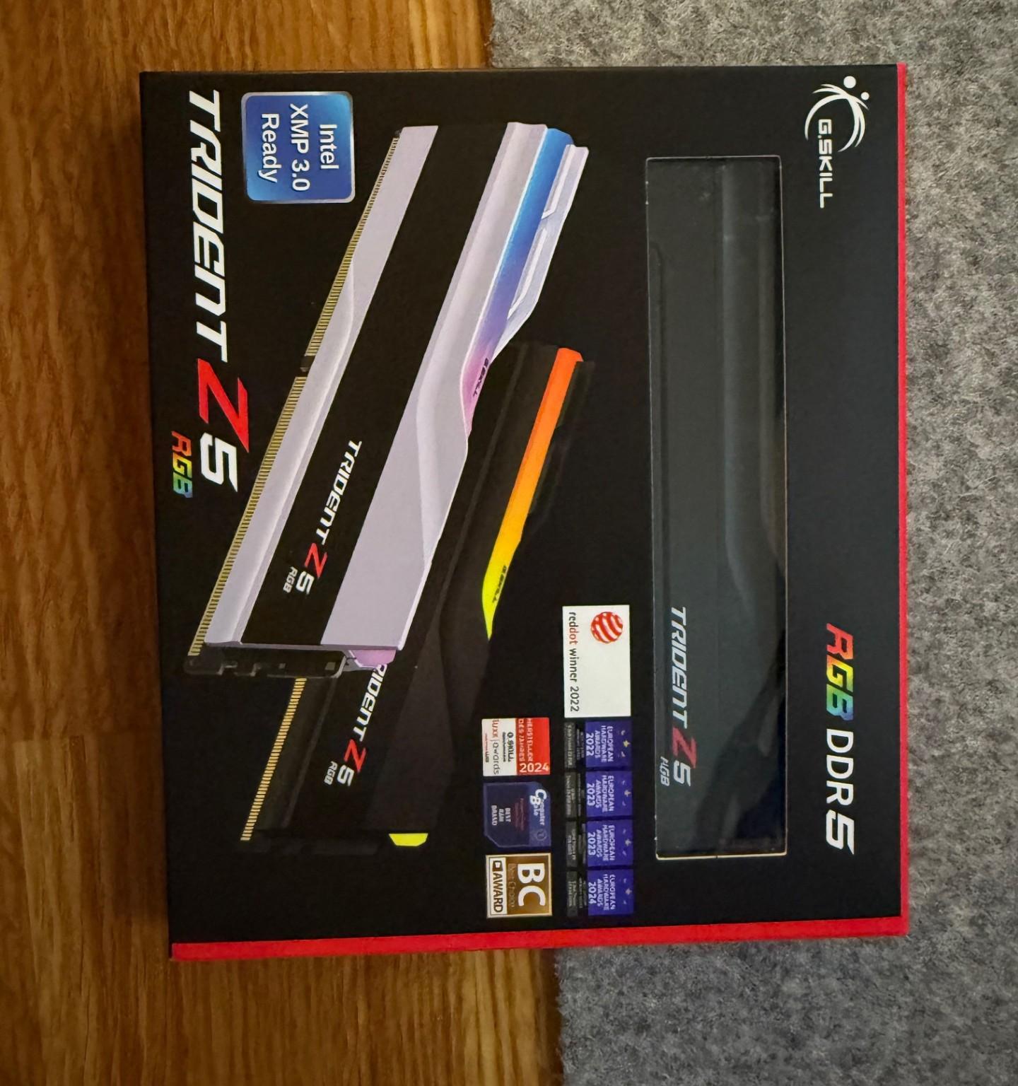 G.SKILL Trident Z5 RGB Series (Intel XMP 3.0) DDR5 RAM 64GB (2x32GB) 6400MT/s
