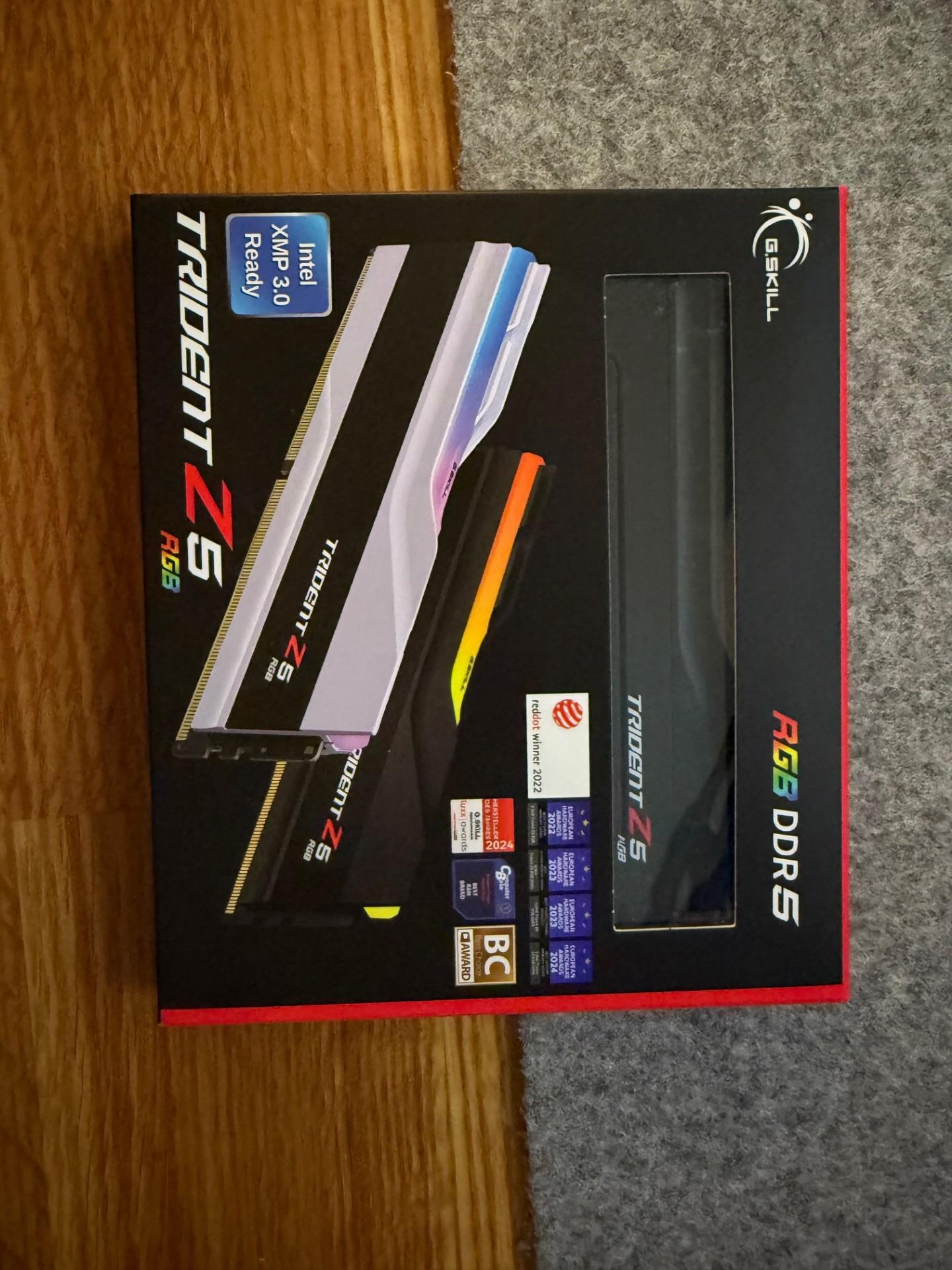G.SKILL Trident Z5 RGB Series (Intel XMP 3.0) DDR5 RAM 64GB (2x32GB) 6400MT/s
