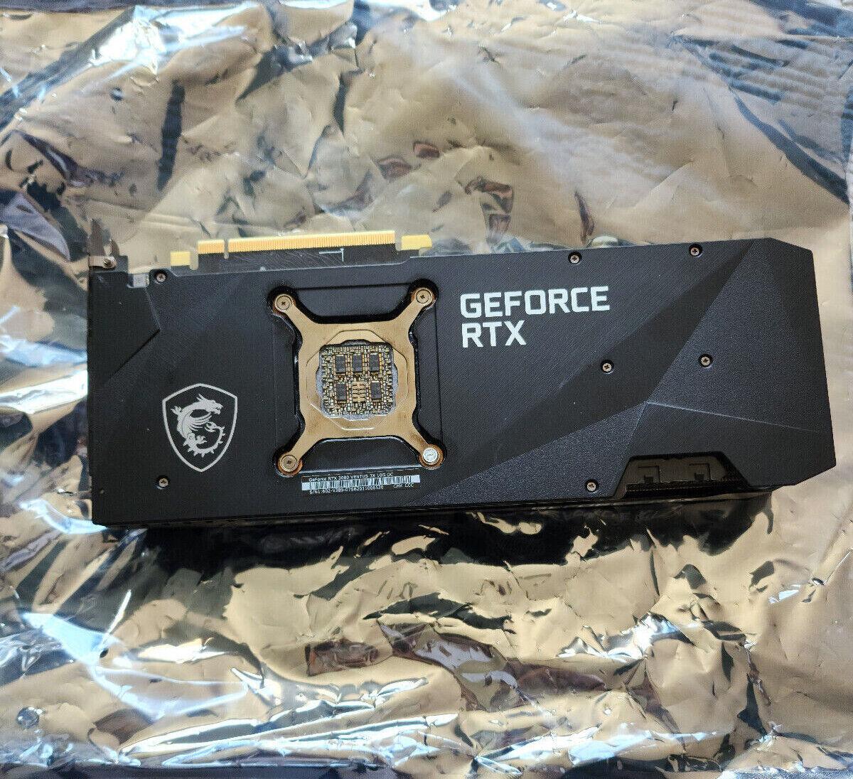 MSI GeForce RTX 3080 Ventus 3X 10G OC 10GB GDDR6X Graphics Card Top High-end 4k GPU