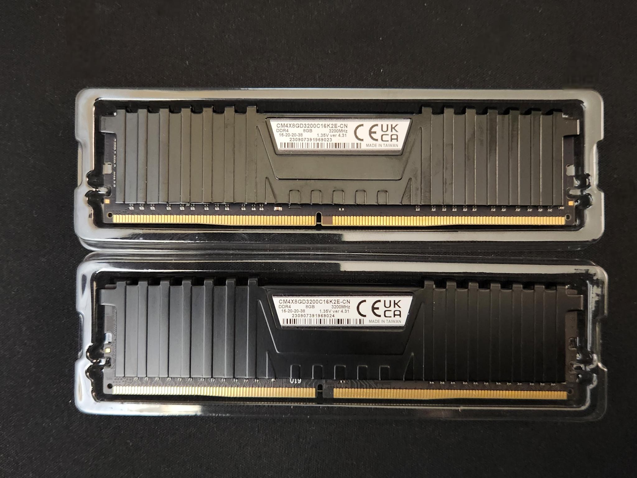 Corsair Vengeance 16gb(2x8) DDR4 3200