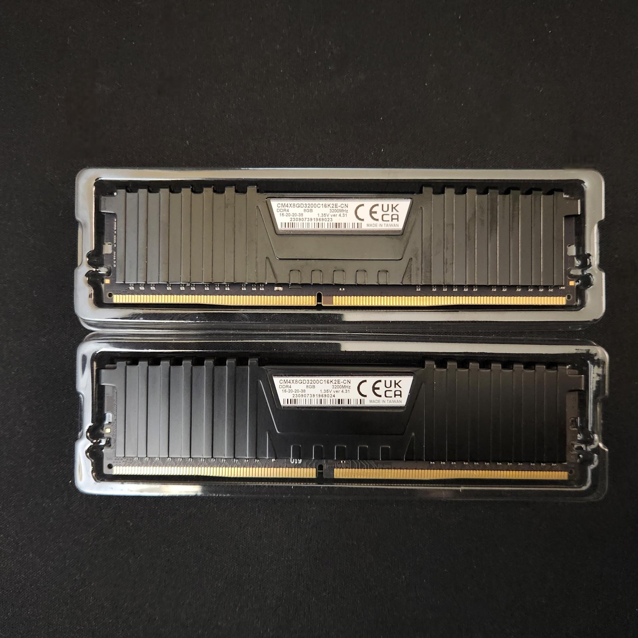 Corsair Vengeance 16gb(2x8) DDR4 3200