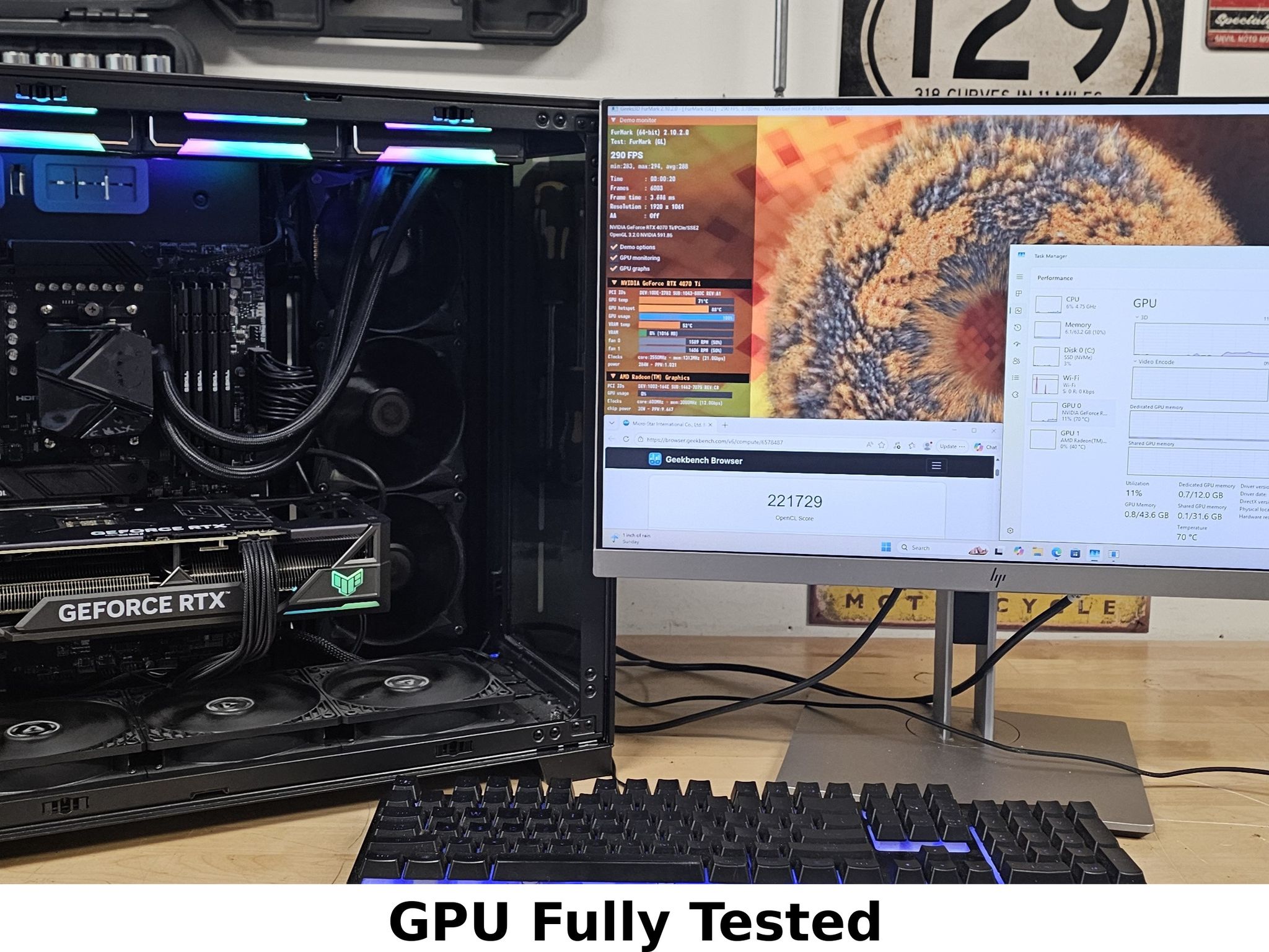 RTX 4070 Ti ASUS TUF Gaming 12GB