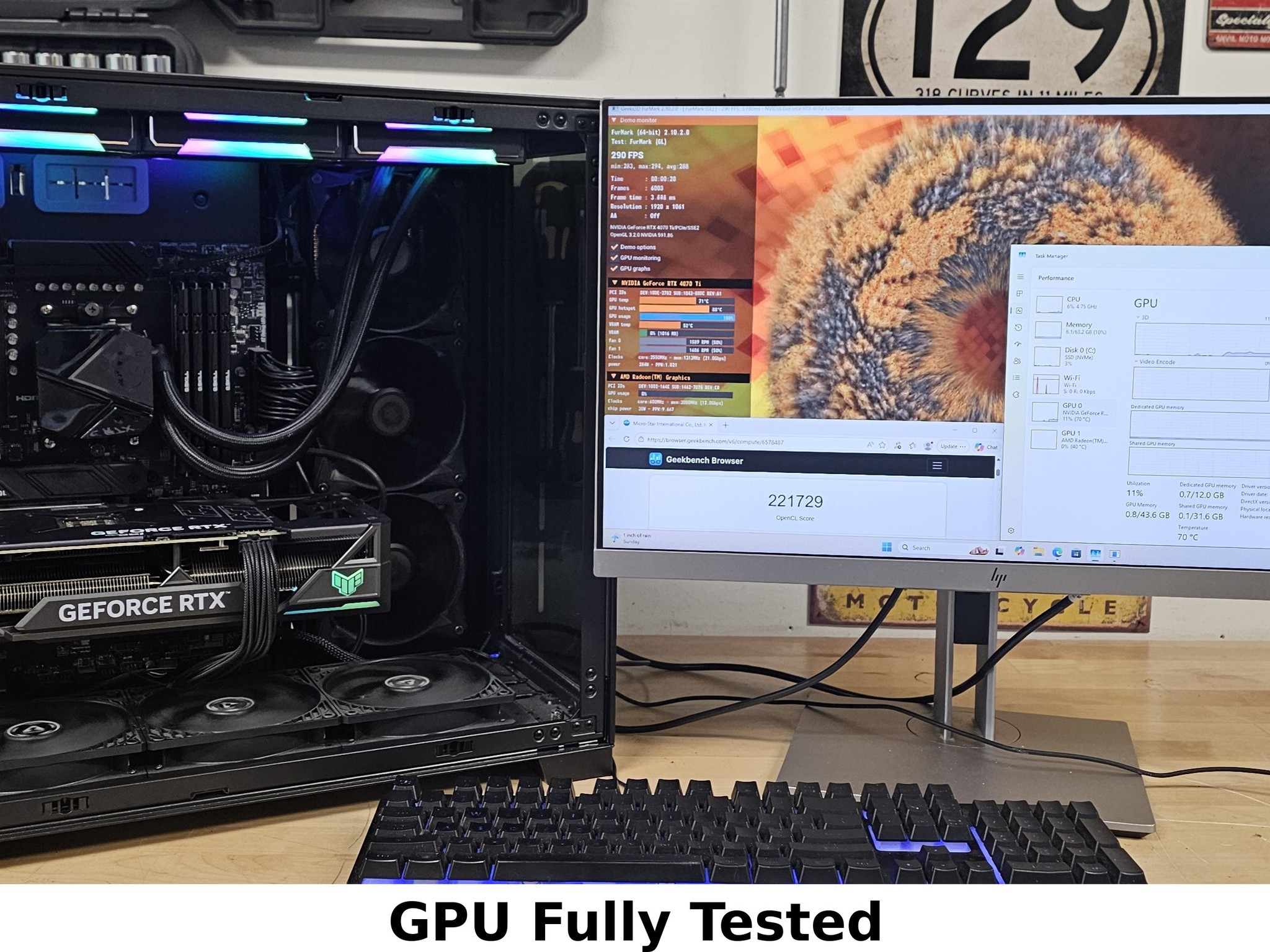 RTX 4070 Ti ASUS TUF Gaming 12GB
