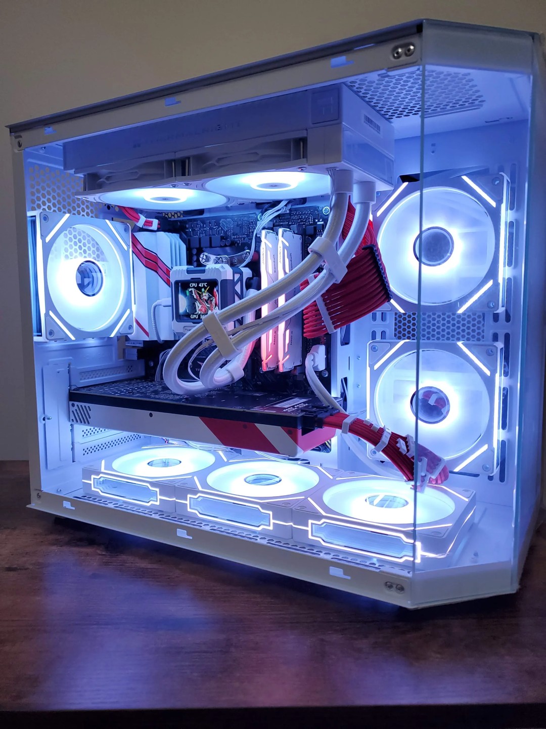 *White Base* Custom Gaming PC | RTX 3070 | Ryzen 5 | LCD AIO | 32GB ...