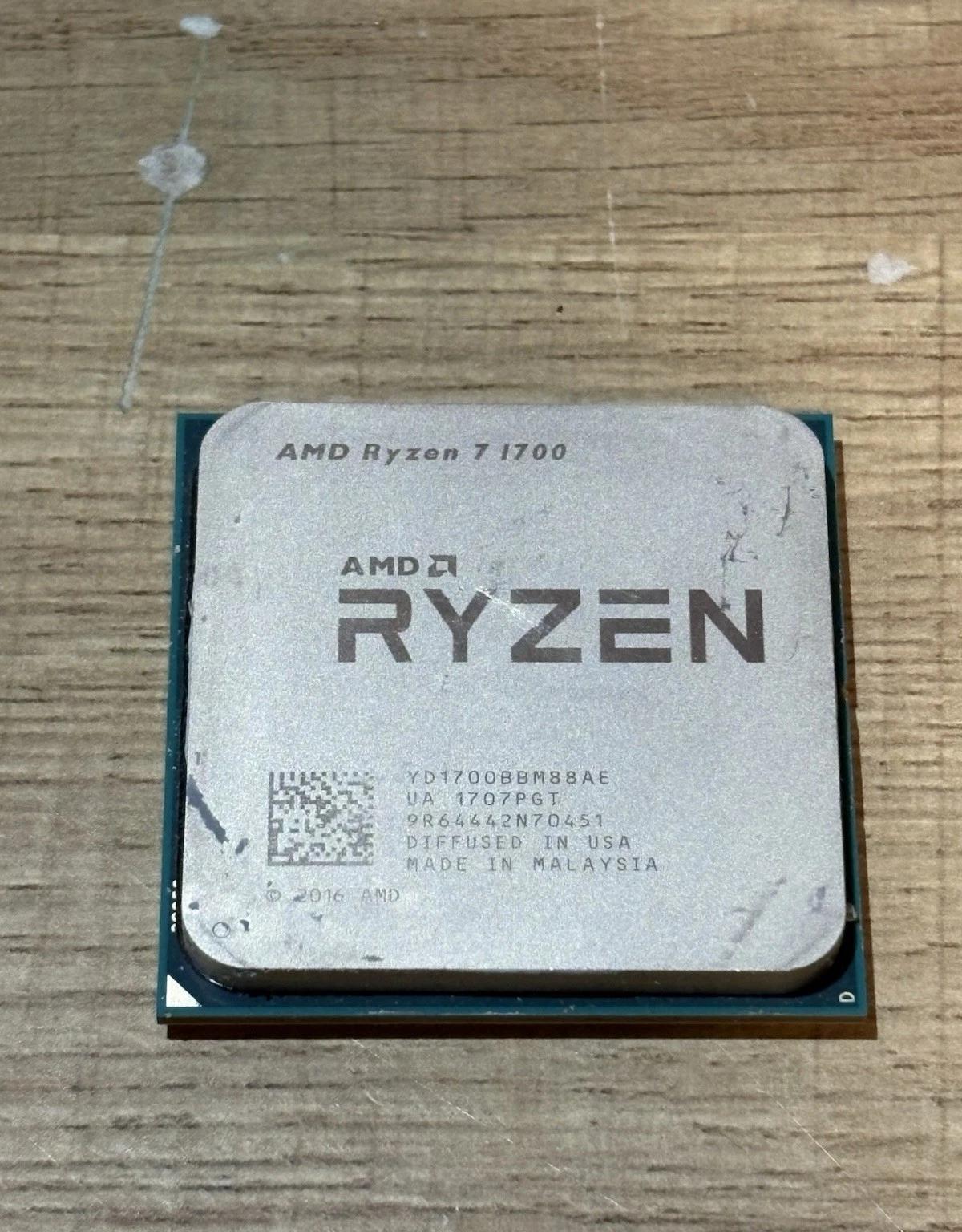 AsRock A320-M, Ryzen 7 1700, 2x8GB DDR4 RAM