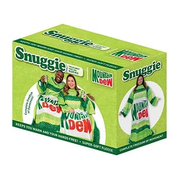 BNIB Mtn Dew Snuggie