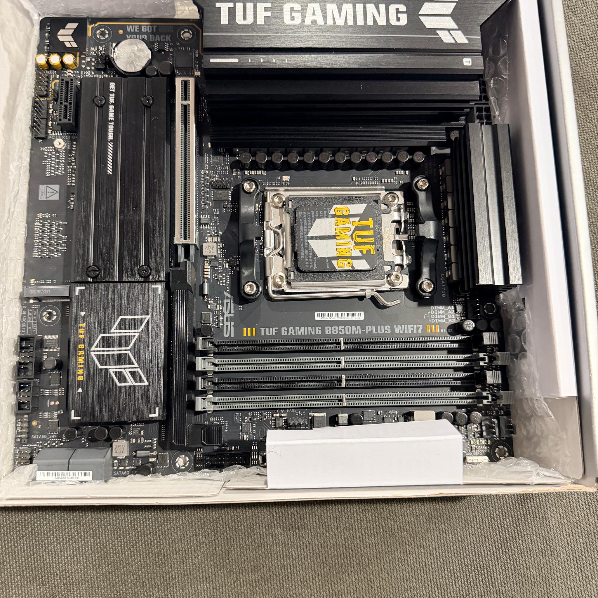 Asus Tuf Gaming B850 Matx Am5 motherboard