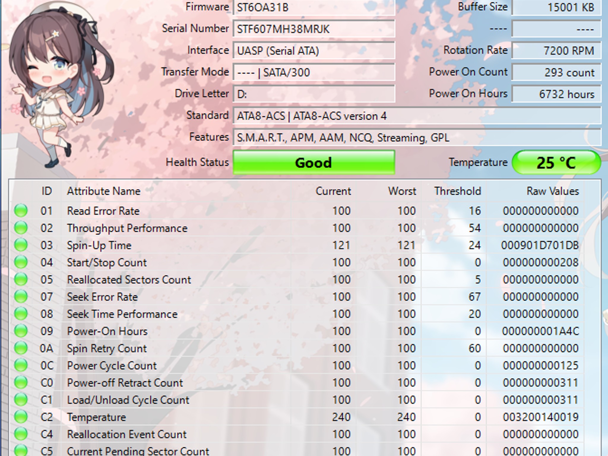 Hitachi 1TB 7200RPM SATA Hard Drive | Tested & Healthy