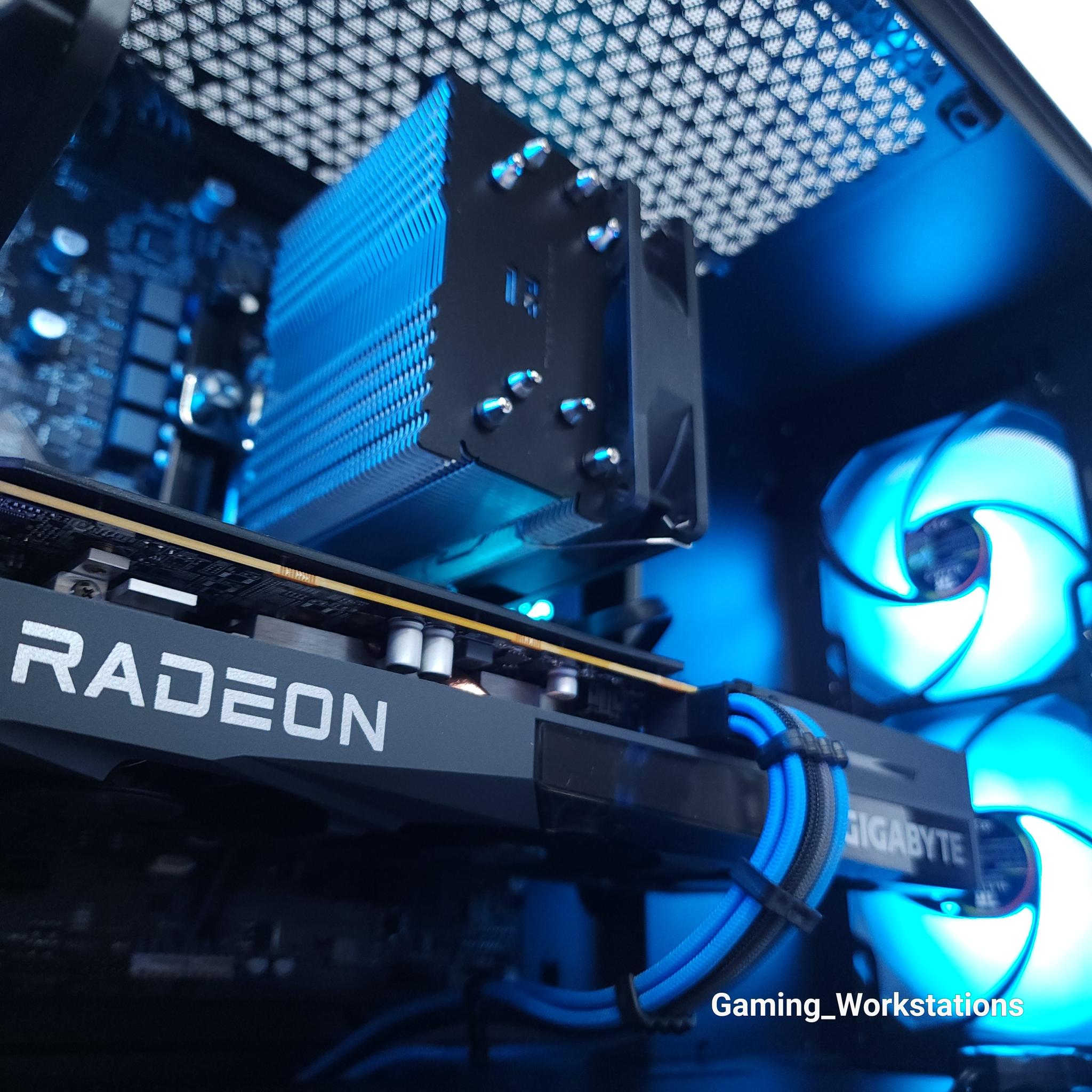 💙🖤1080p Gaming | RX 6600 | Core i3 12100F | 16GB 3200MHz | 1TB NVMe SSD