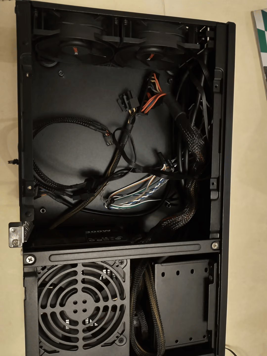 ITX Combo: Silverstone MLO5, Sfx 300w, 2x80mm be quiet fans