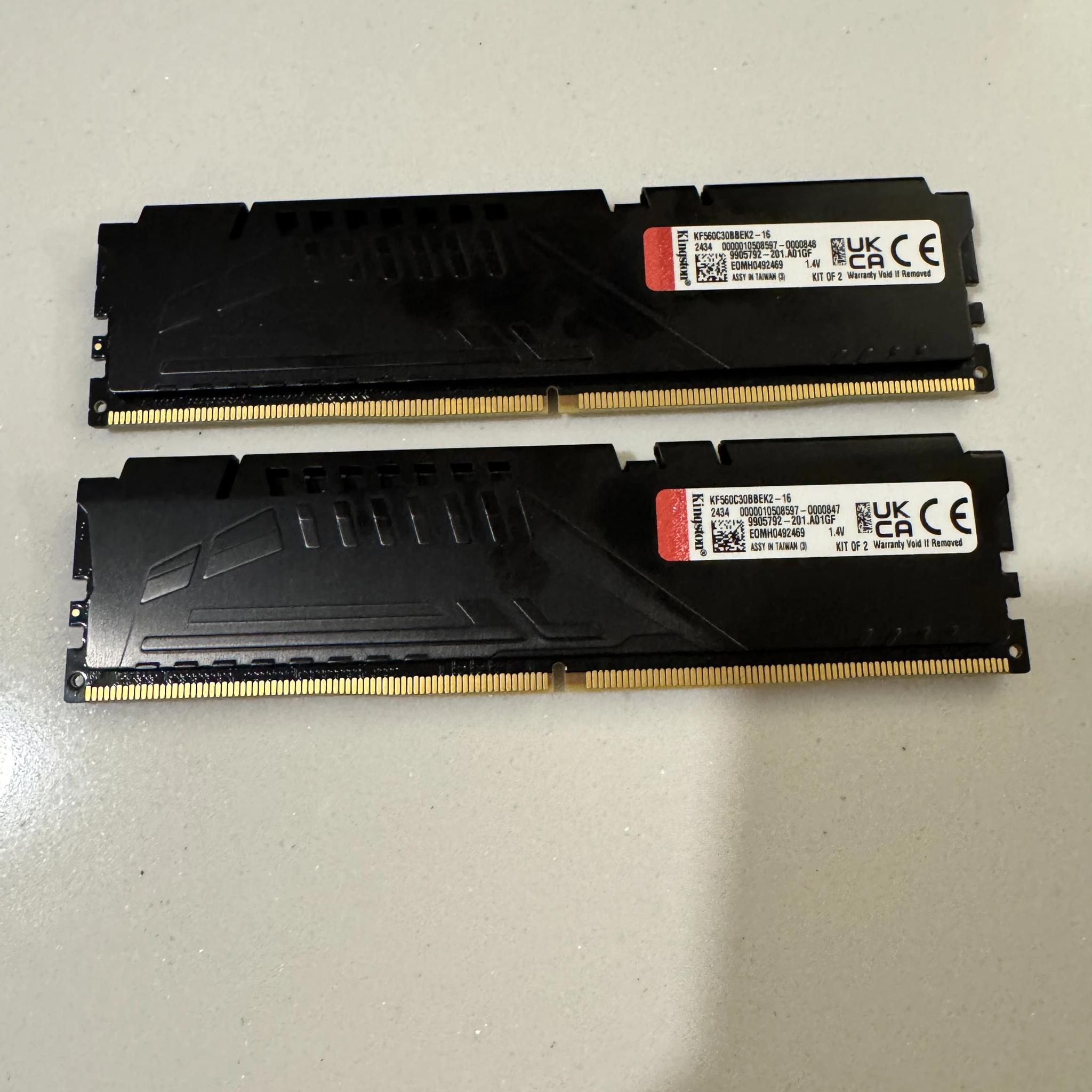 Kingston Fury Beast 16GB (2x8GB) 6000MT/s DDR5 CL30