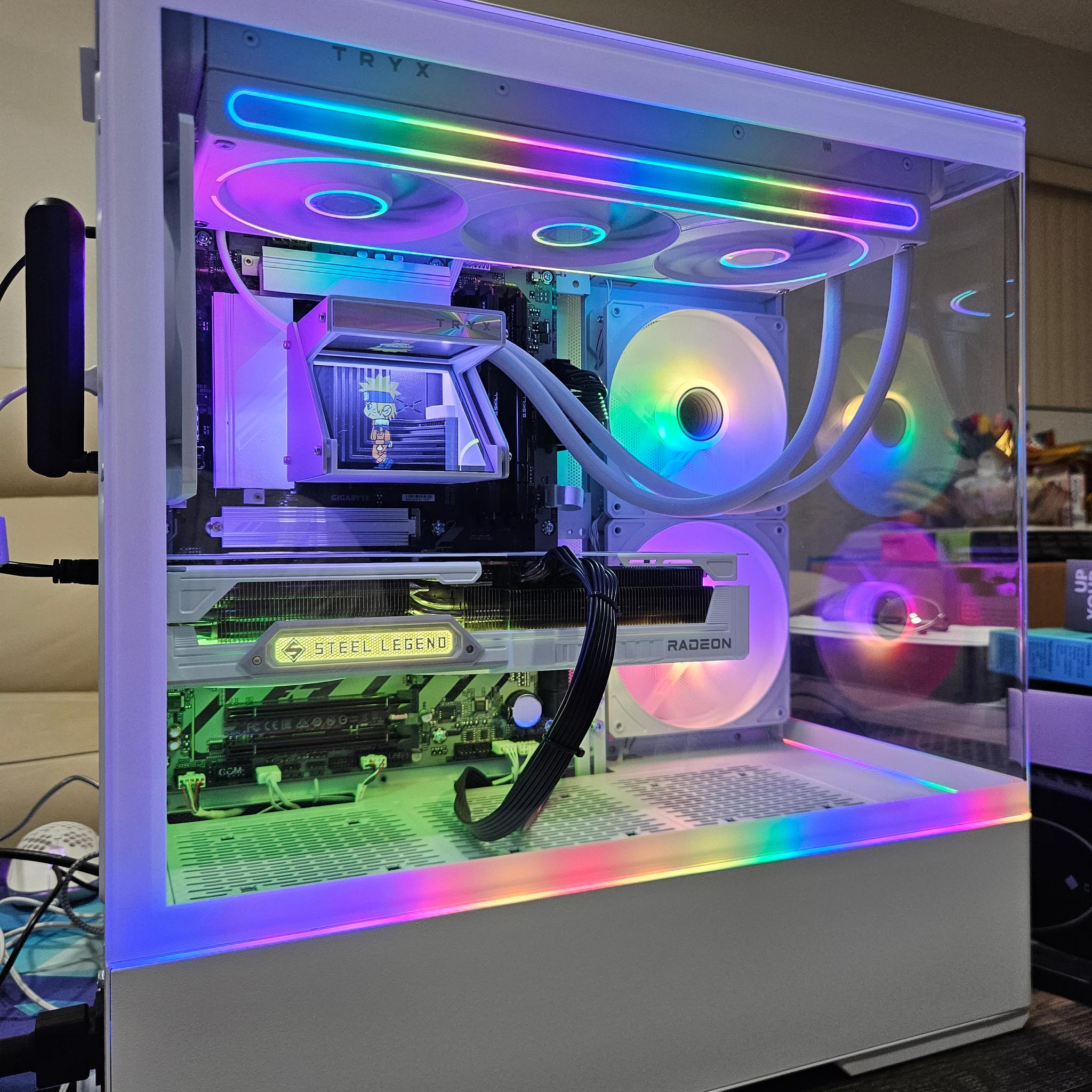 Gaming PC • RX 9070 XT • Intel Core Ultra 7 265K • 32GB DDR5 • 1TB M.2 • TRYX Holo 360MM • Win 11