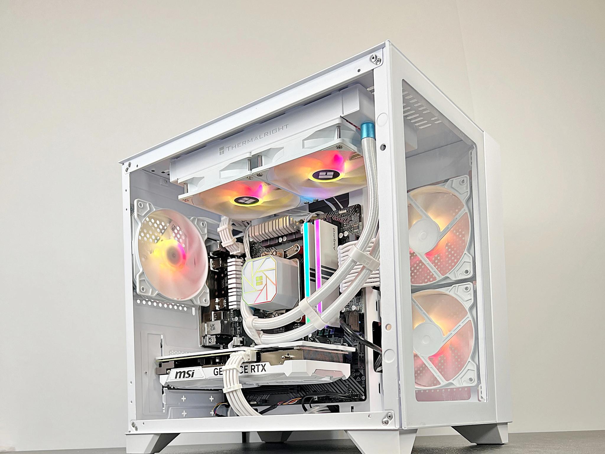 Liquid Cooled RTX 4070 Ryzen 5 5600X 16GB RAM 1TB M.2 Win 11 Gaming PC