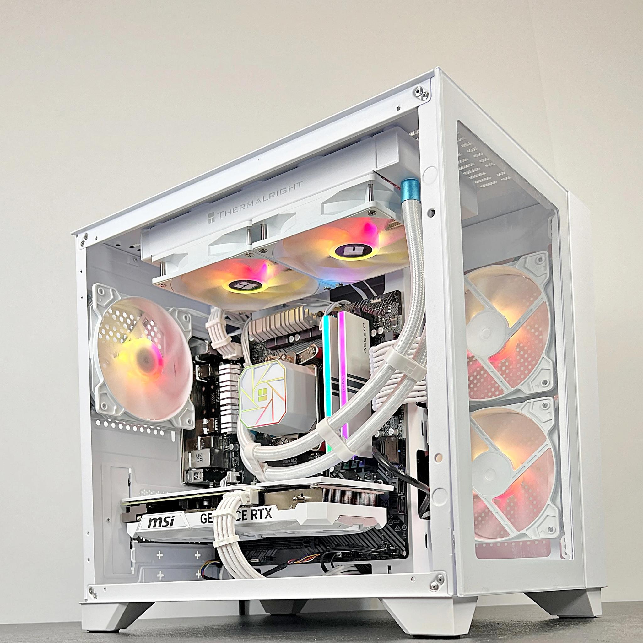 Liquid Cooled RTX 4070 Ryzen 5 5600X 16GB RAM 1TB M.2 Win 11 Gaming PC
