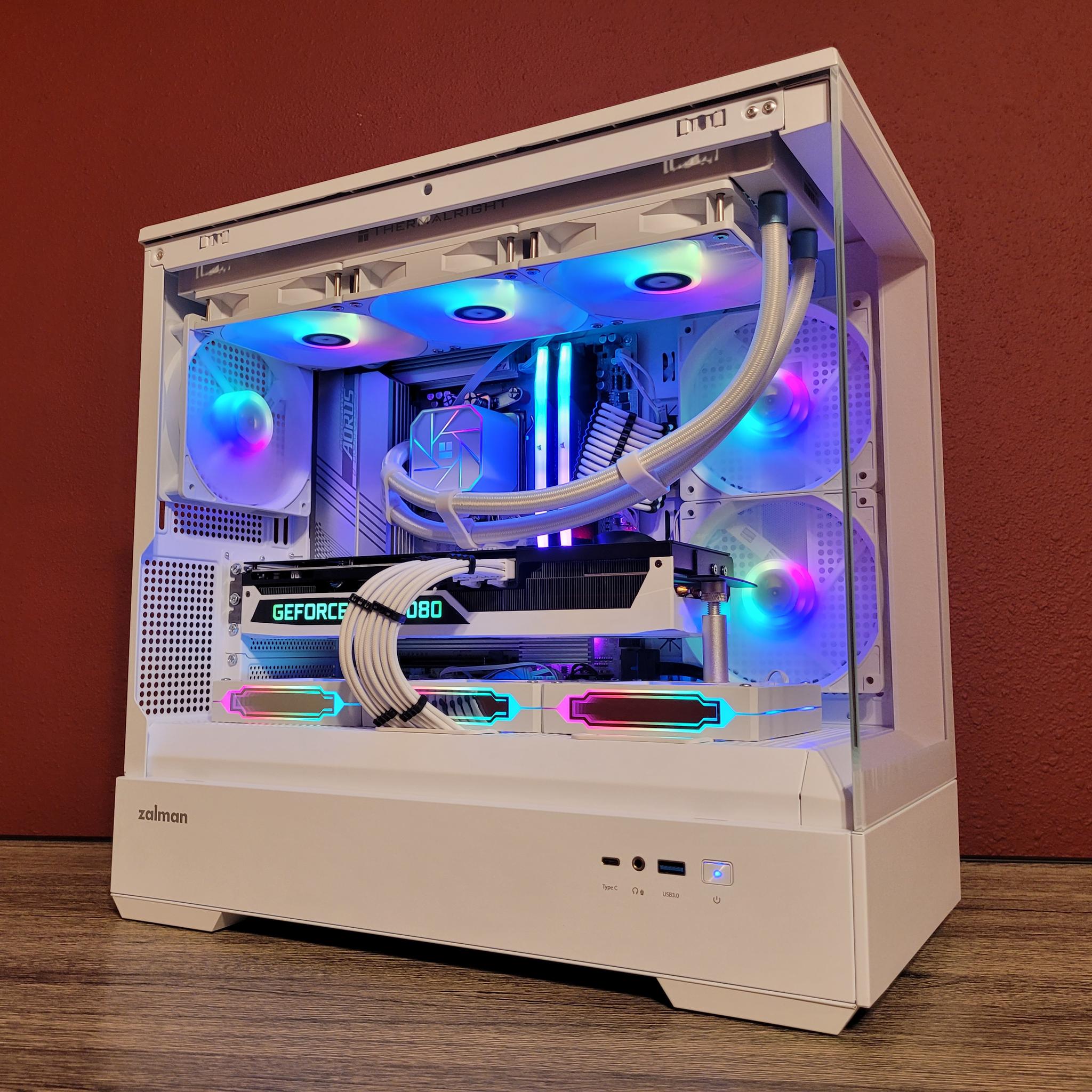 White RTX 3080 Gaming PC (Ryzen 5 7600X | 32GB RAM | 1TB SSD | WiFi 6 + BT)