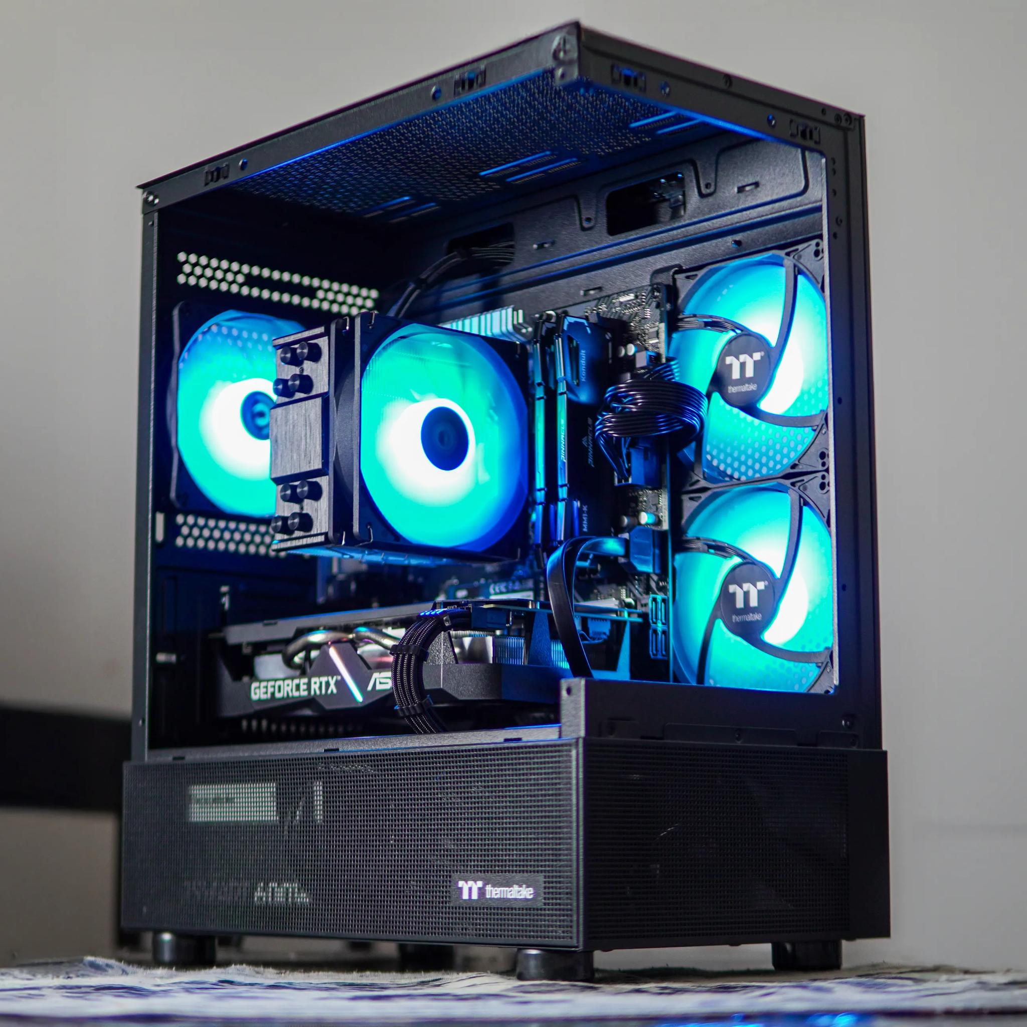 🔥Budget 1080p PC🔥 | RTX 2060 + Ryzen 5 3600 Black Gaming PC | Wifi + BT