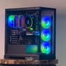 FREE SHIPPING 🖤 🌈 Black RGB Gaming PC | RX 9070 16 GB | Ryzen 5 7600x | 1TB SSD | 32 GB DDR5