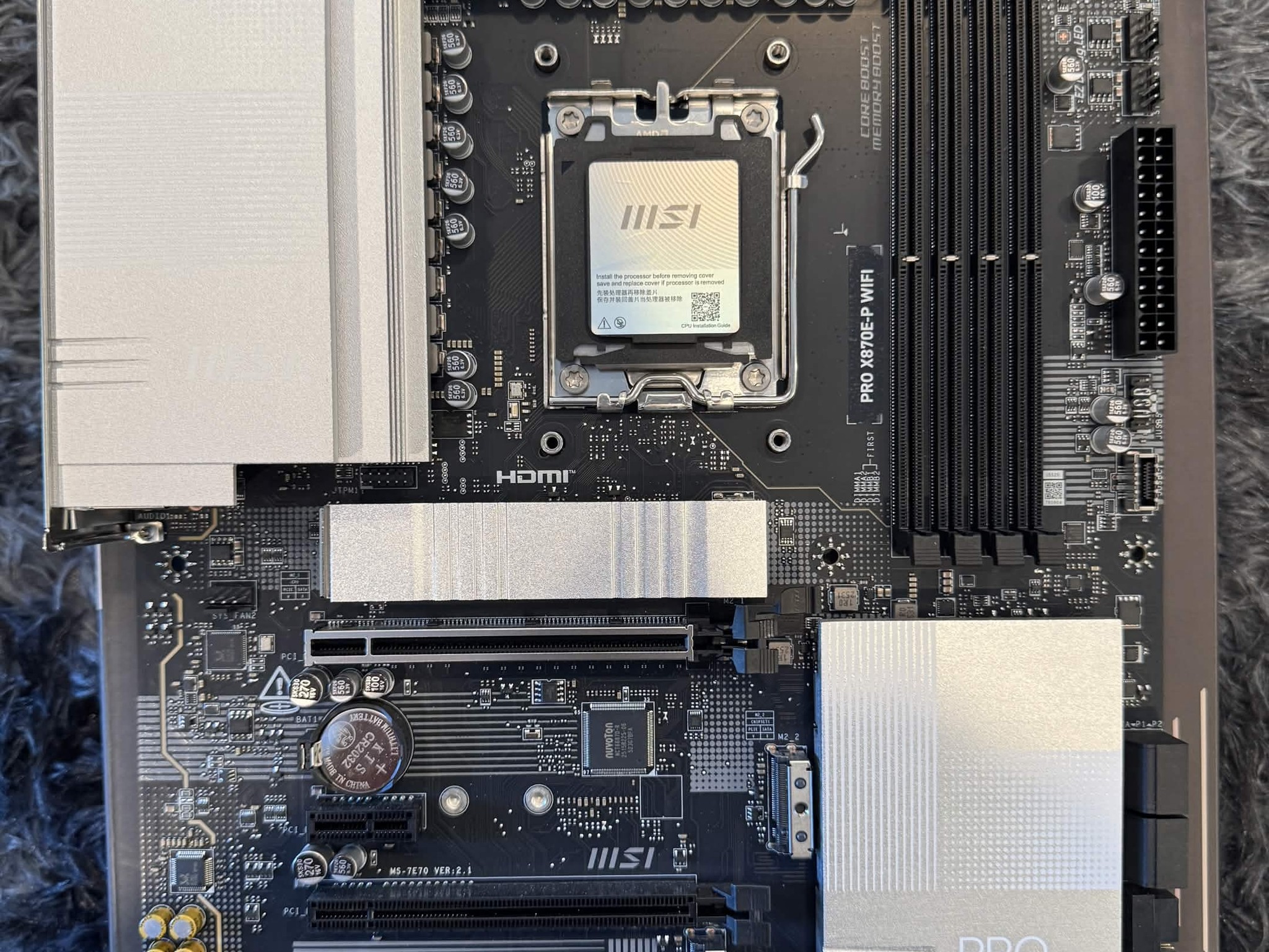 MSI PRO X870-P WIFI Motherboard, ATX - Supports AMD Ryzen 9000 / 8000 / 7000 Processors