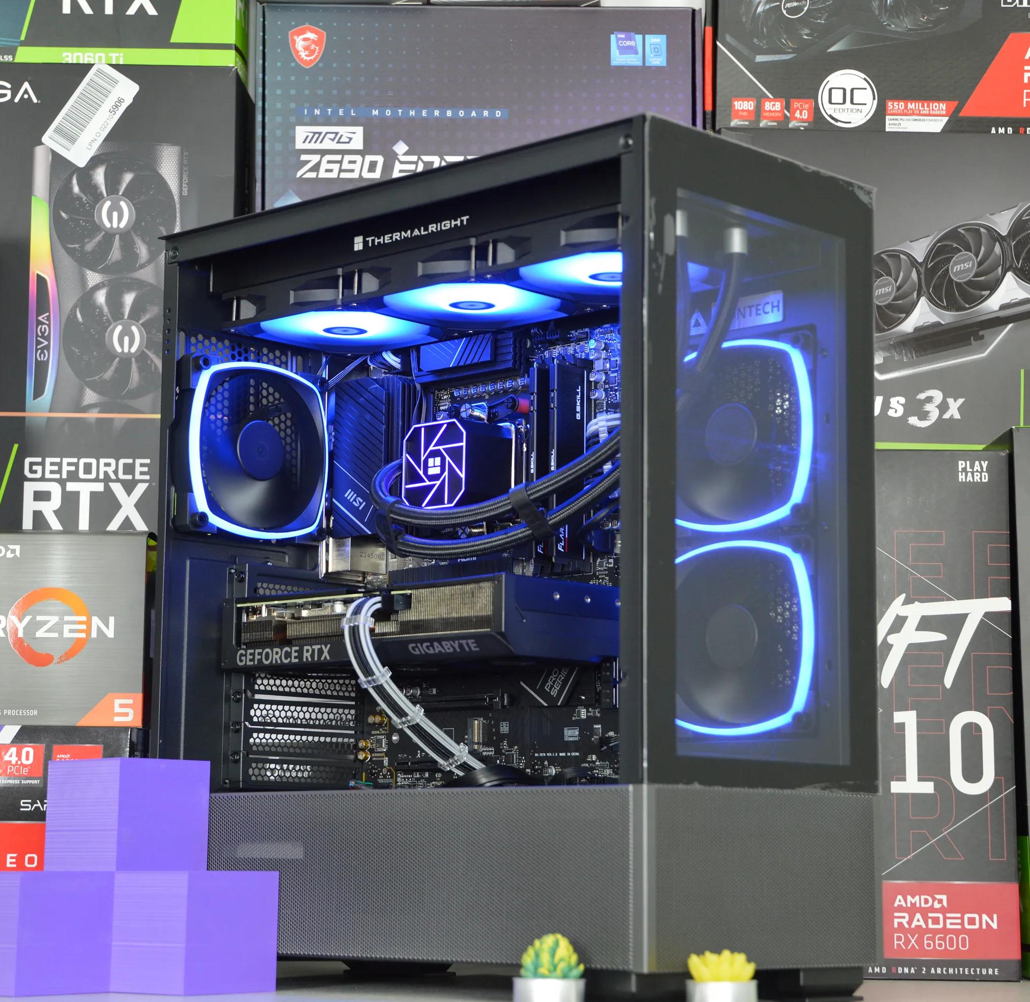 ⚡⚡| RTX 4070 12GB| RYZEN 7 7700X | 32 GB DDR5 RAM | 2TB NVME SSD | Electric Night |