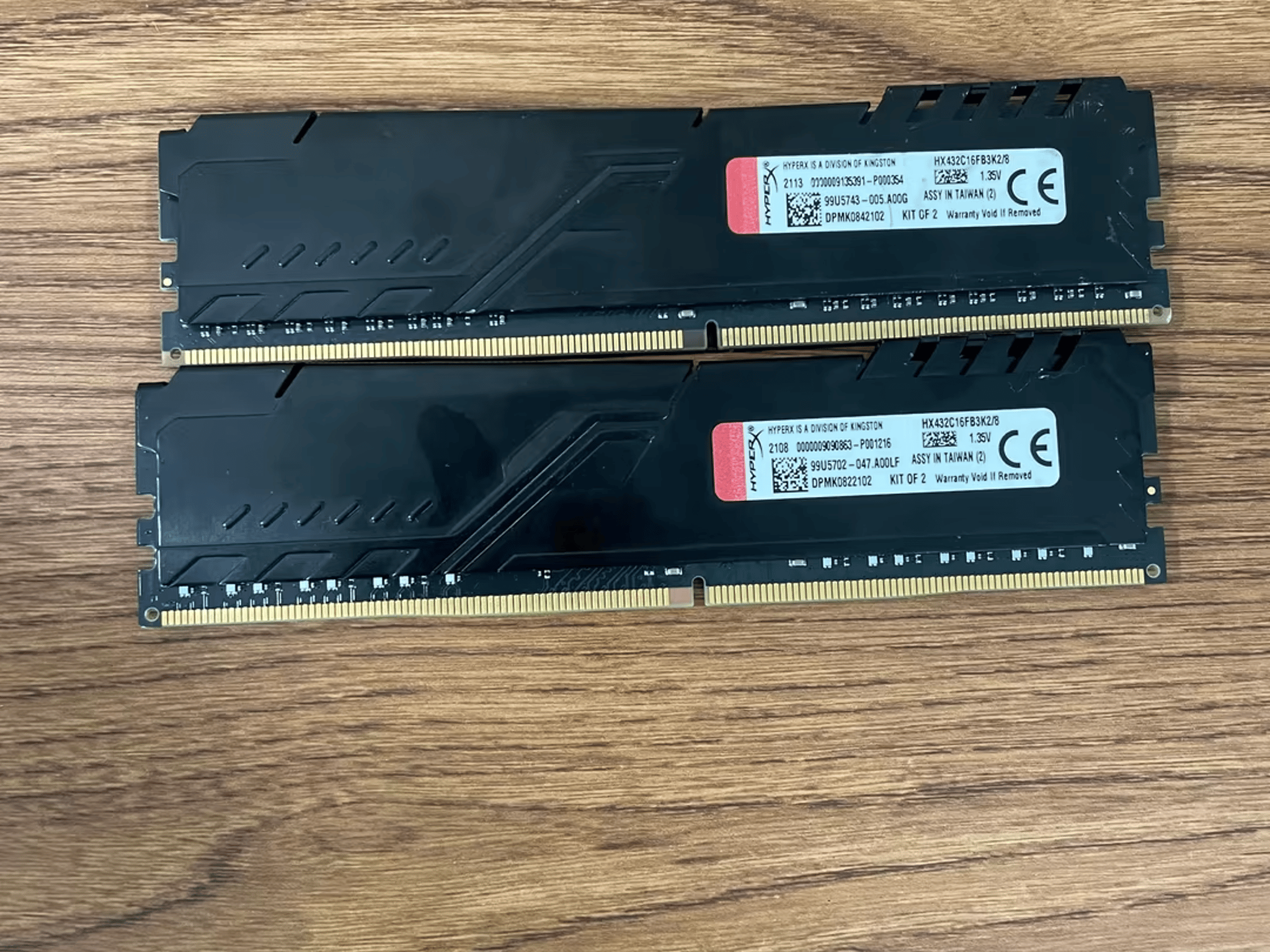 Ddr4 Hyper X Fury 2x4GB 3200mhz RARE DEAL