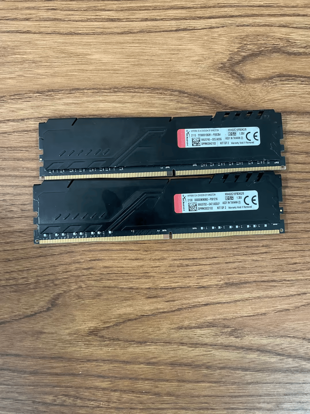 Ddr4 Hyper X Fury 2x4GB 3200mhz RARE DEAL