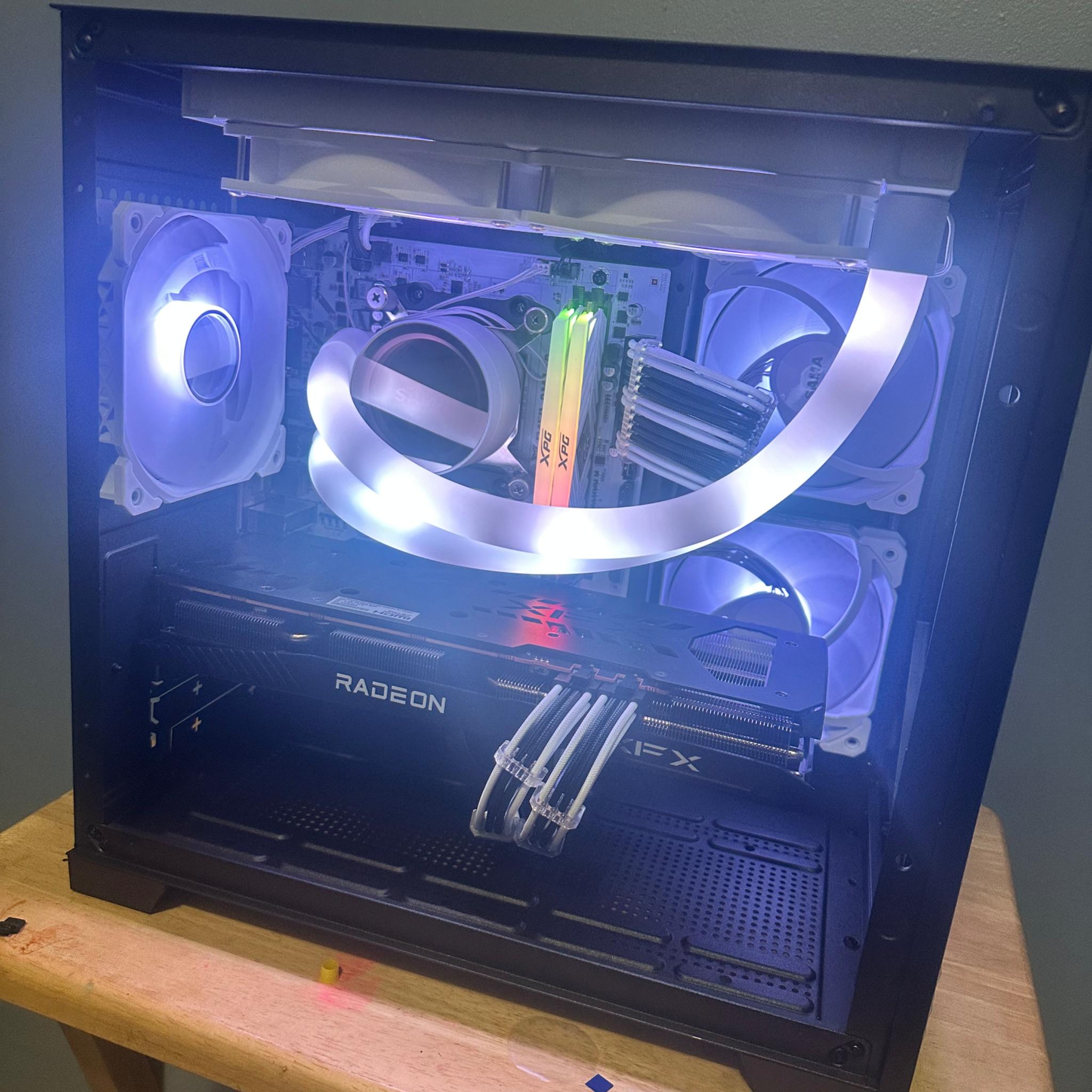 Ryzen5 5600|RX 6700XT 12G|B450(with PCIE 4.0)|16g DDR4 3200|1TB M.2 NVME|650w80+Bronze PSU|240mm AIO