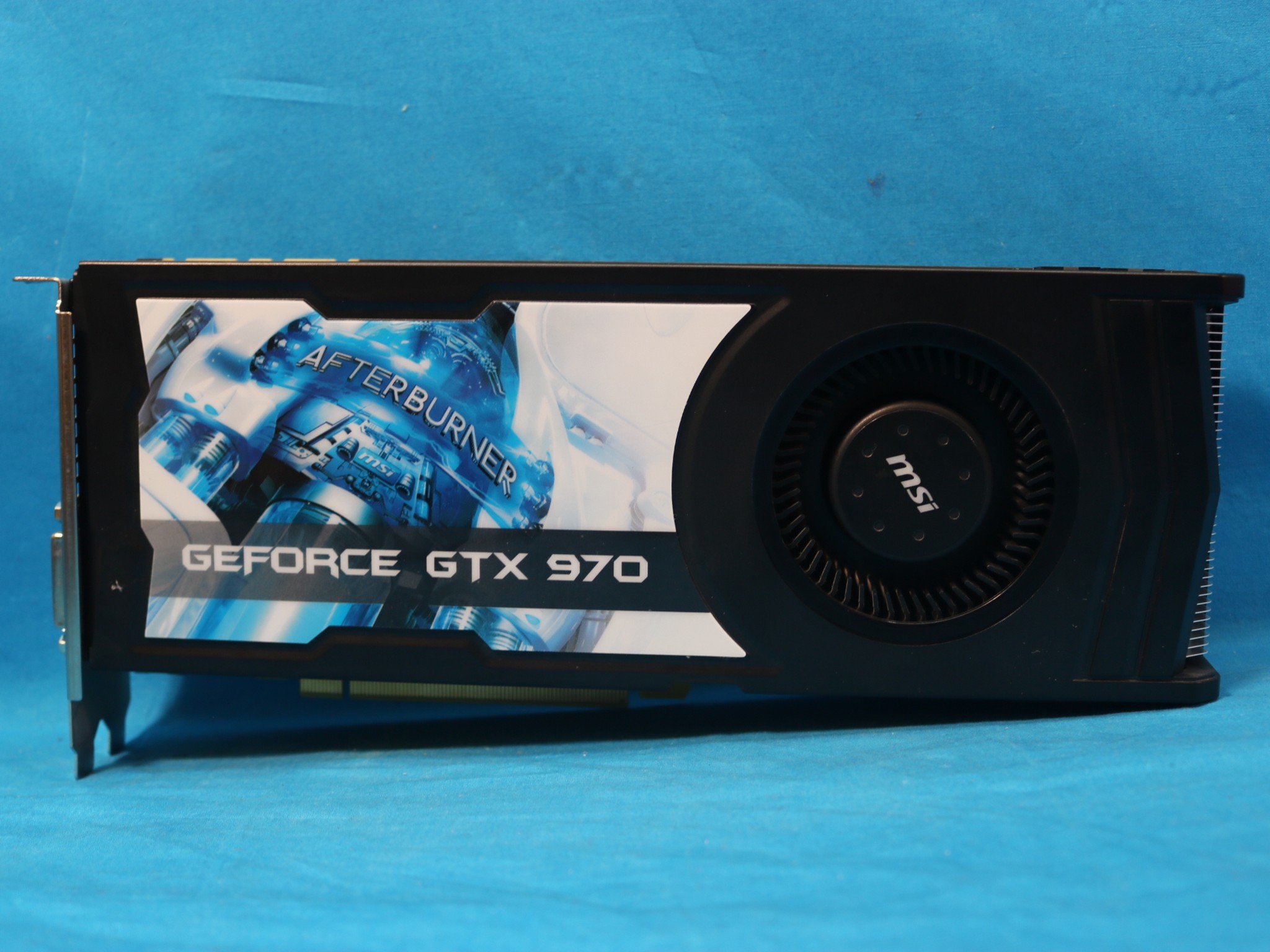 MSI NVIDIA GeForce GTX 970 Afterburner OC 4GB GDDR5 PCIe 3.0 x16 Blower-Style Desktop GPU MS-V317