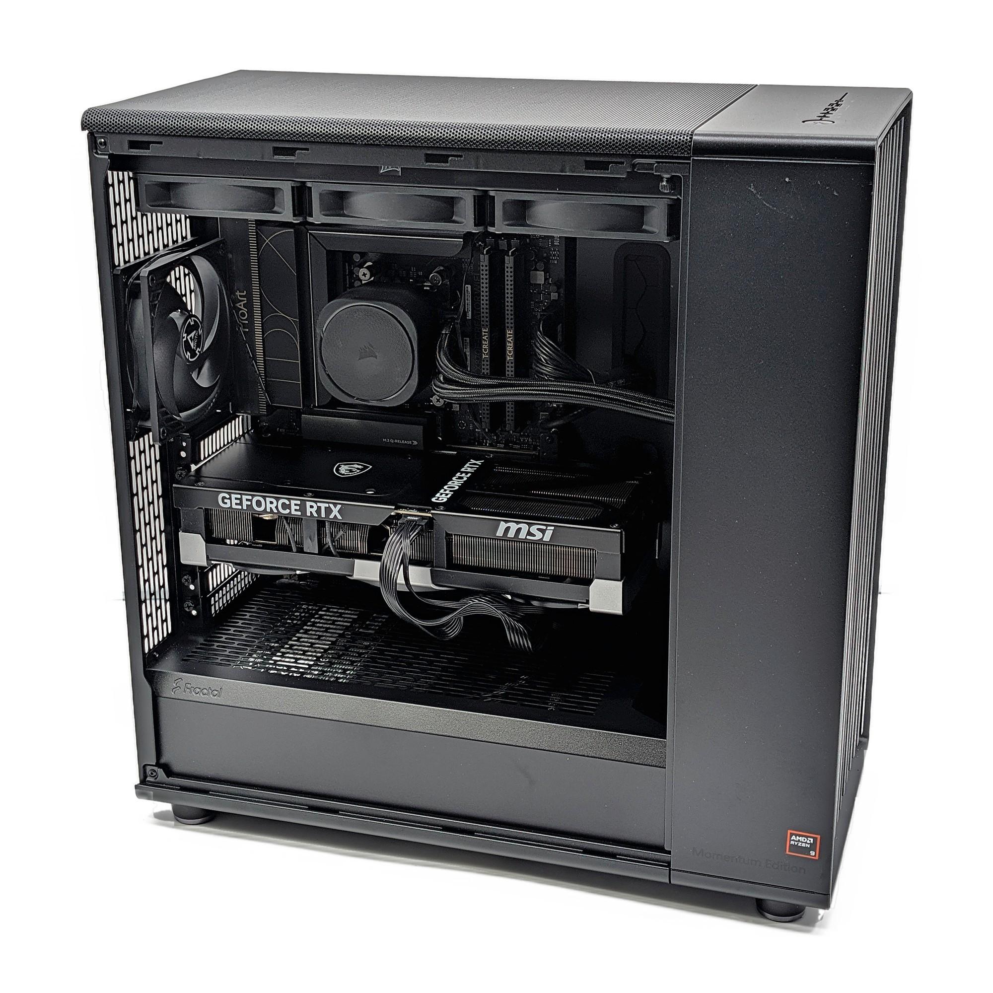 PowerSpec AI90 (Upgraded) – Ryzen 9 9950X3D-RTX 5090-64GB DDR5-2TB NVMe-ASUS ProArt X870E-1700W PSU