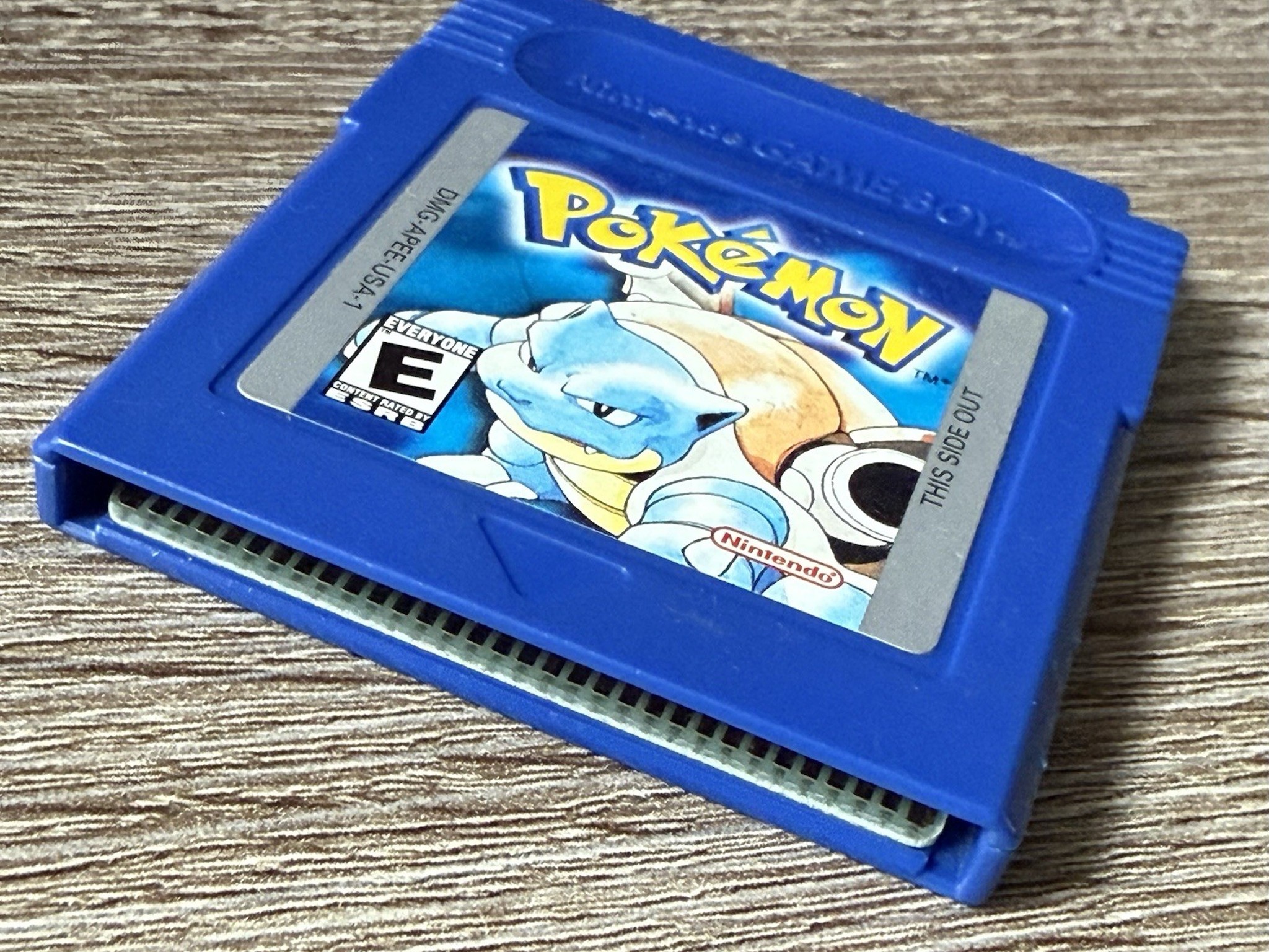 Pokemon Blue Version - Game Catridge - Nintendo Game Boy