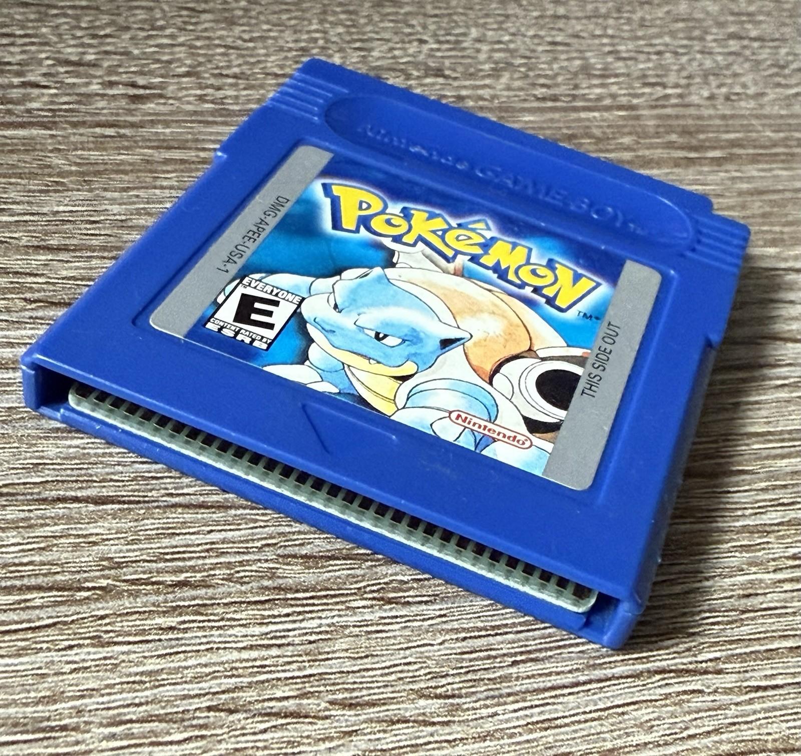 Pokemon Blue Version - Game Catridge - Nintendo Game Boy