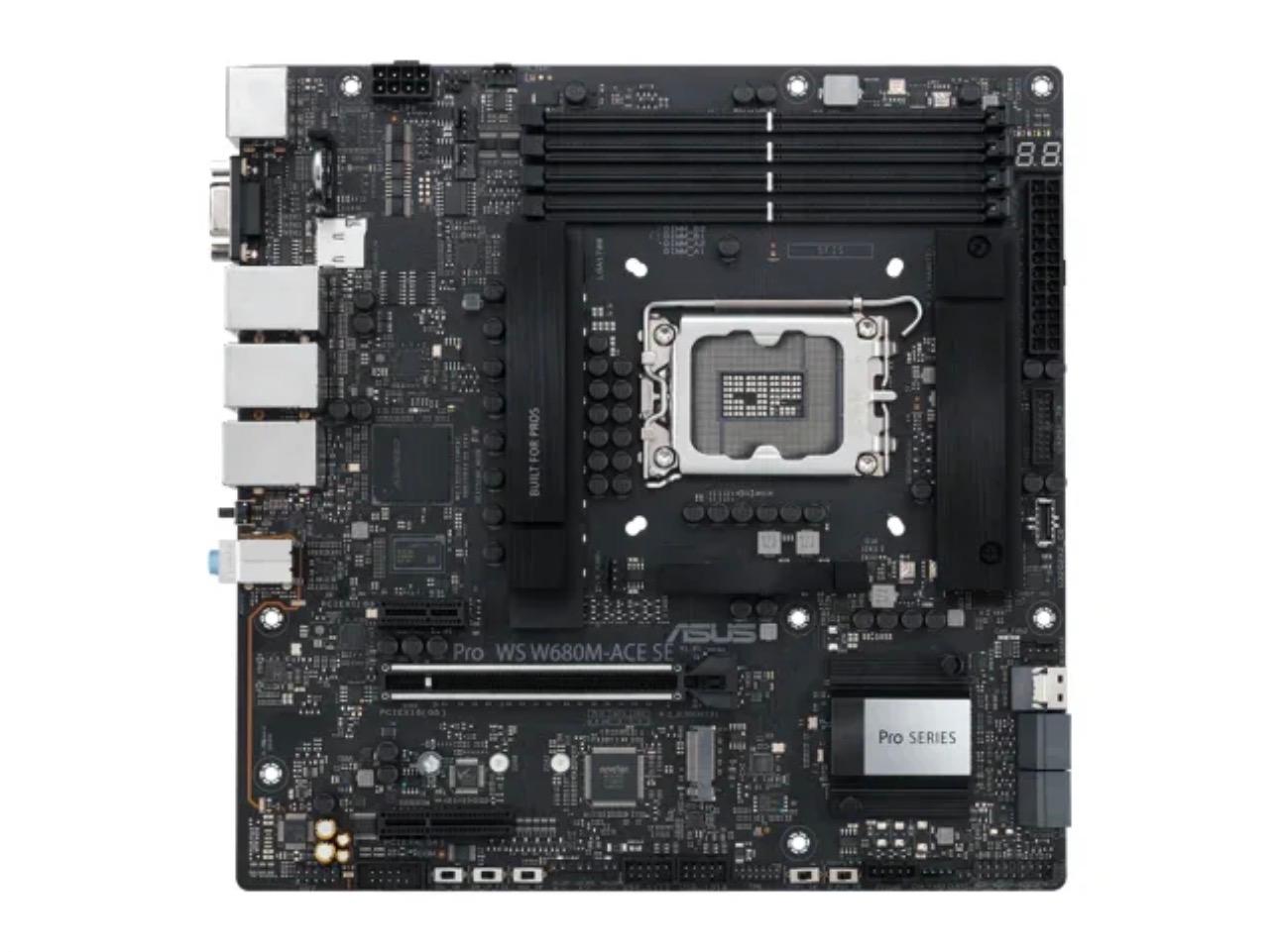 ASUS Pro WS W680-ACE IPMI Intel W680 LGA 1700 ATX workstation motherboard, dual PCIe 5.0x16 slot