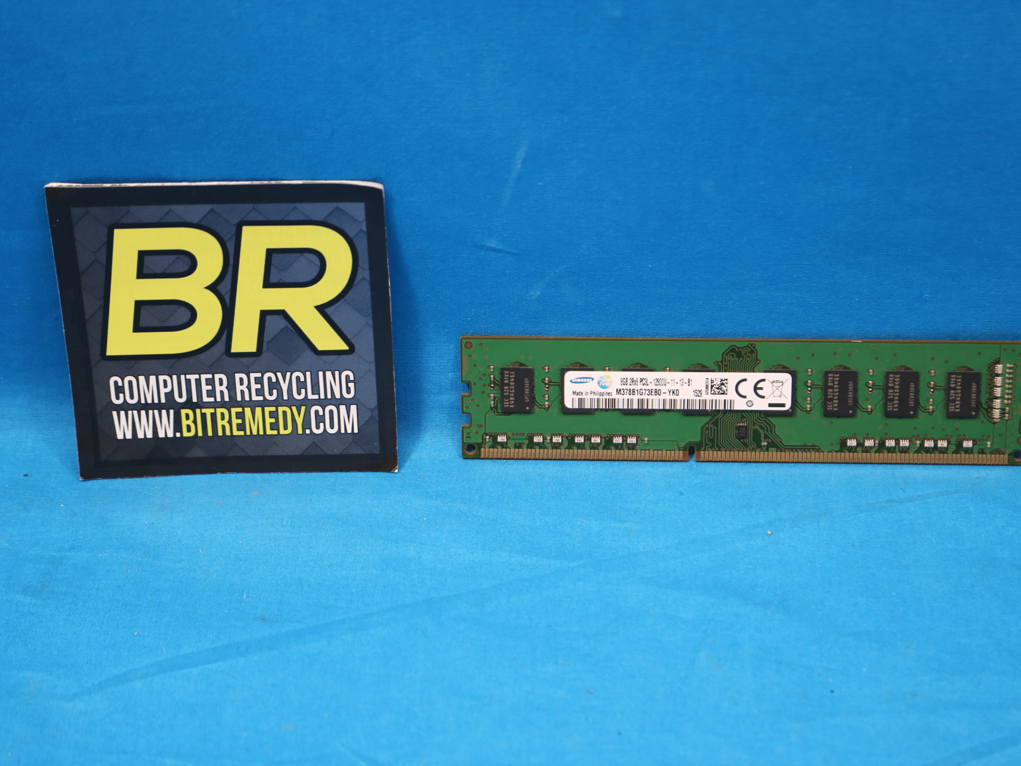 Samsung 8 GB 2Rx8 PC3L-12800U-11-13-B1 DDR3L 1600MHz Desktop UDIMM Memory M378B1G73EB0-YK0