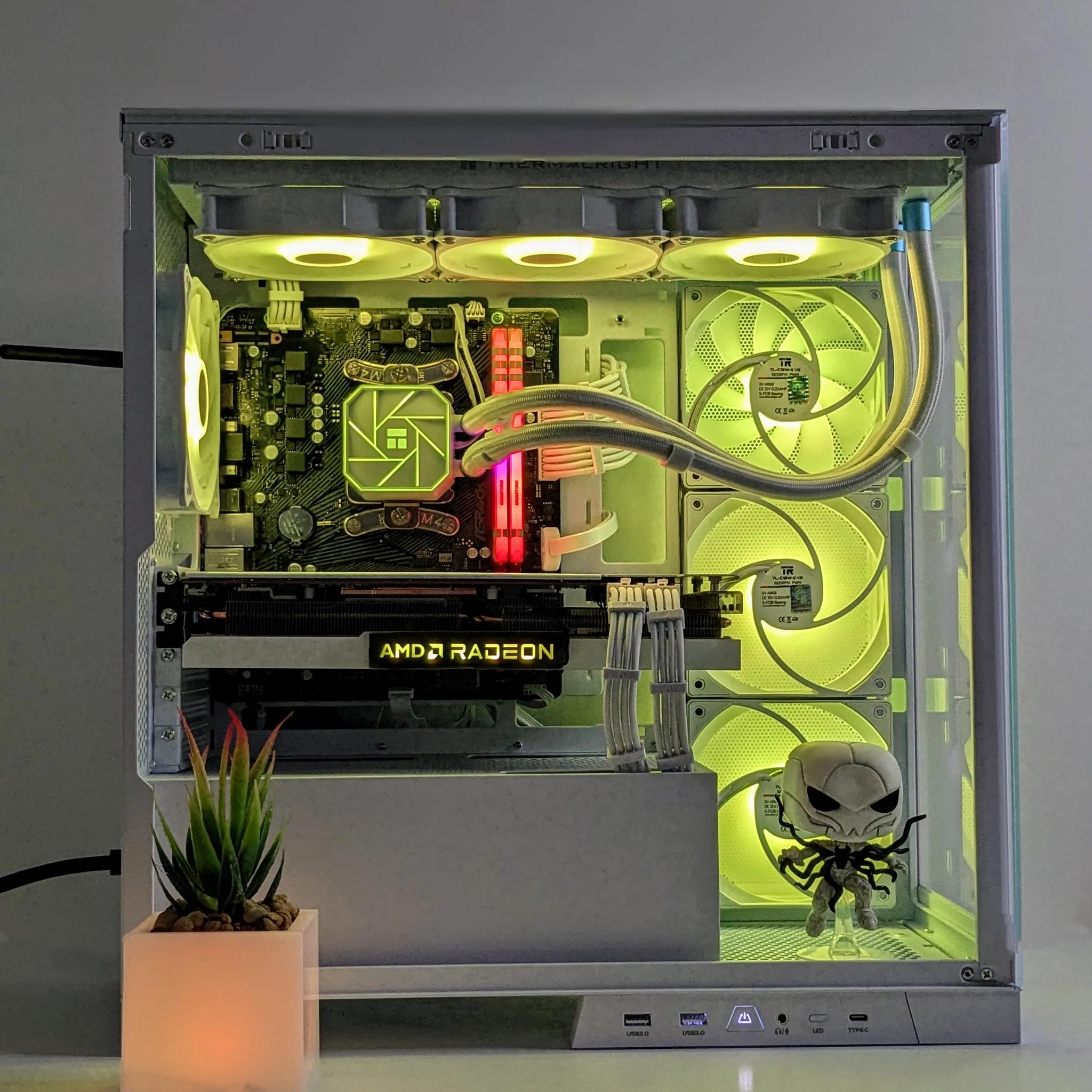 ⚪️⚫️”P0iSoN” 🗯️ (S:2/E:3.5)⚪️RX 7900GRE⚪️Ryzen 7 5700X3D⚪️ 32GB RAM⚪️2TB NVMe PCIE⚪️Windows 11 Pro