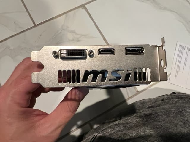 MSI Geforce GTX 1060 6GB 6GT OC Graphics Card