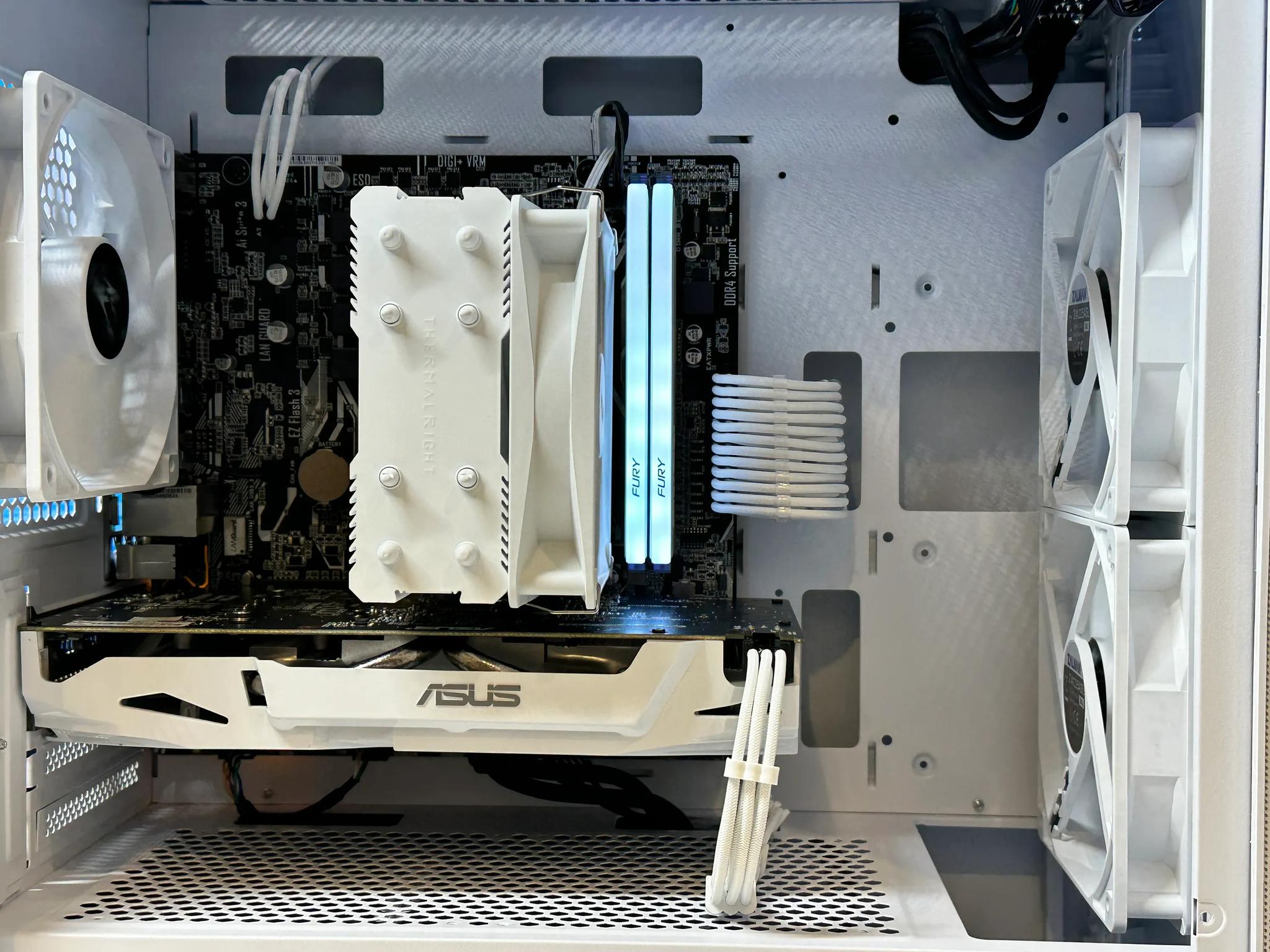 🤍🧊 Iceberg🤍🧊-Gaming PC-Nvidia GTX 1060-AMD Ryzen 5 2600-16GB DDR4 RAM-500GB NVME
