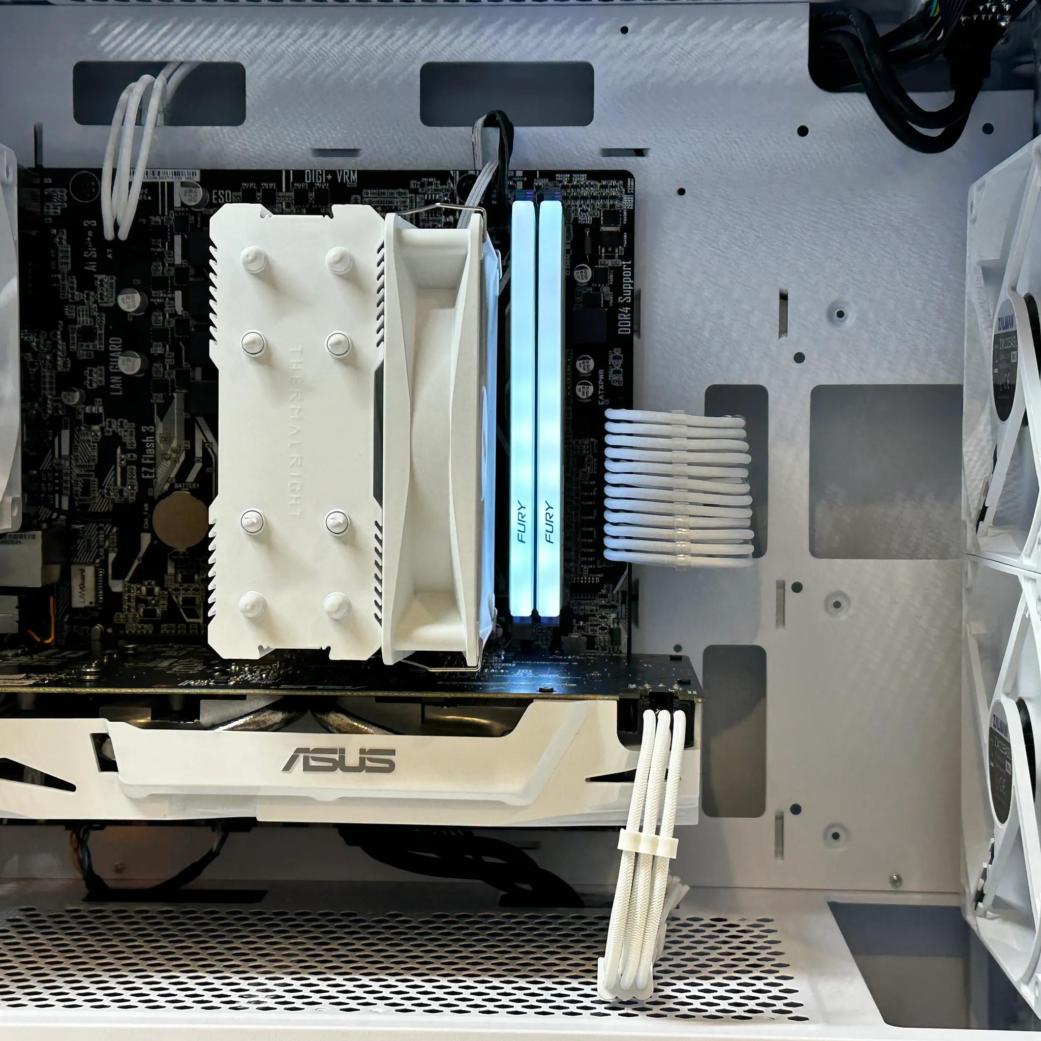 🤍🧊 Iceberg🤍🧊-Gaming PC-Nvidia GTX 1060-AMD Ryzen 5 2600-16GB DDR4 RAM-500GB NVME