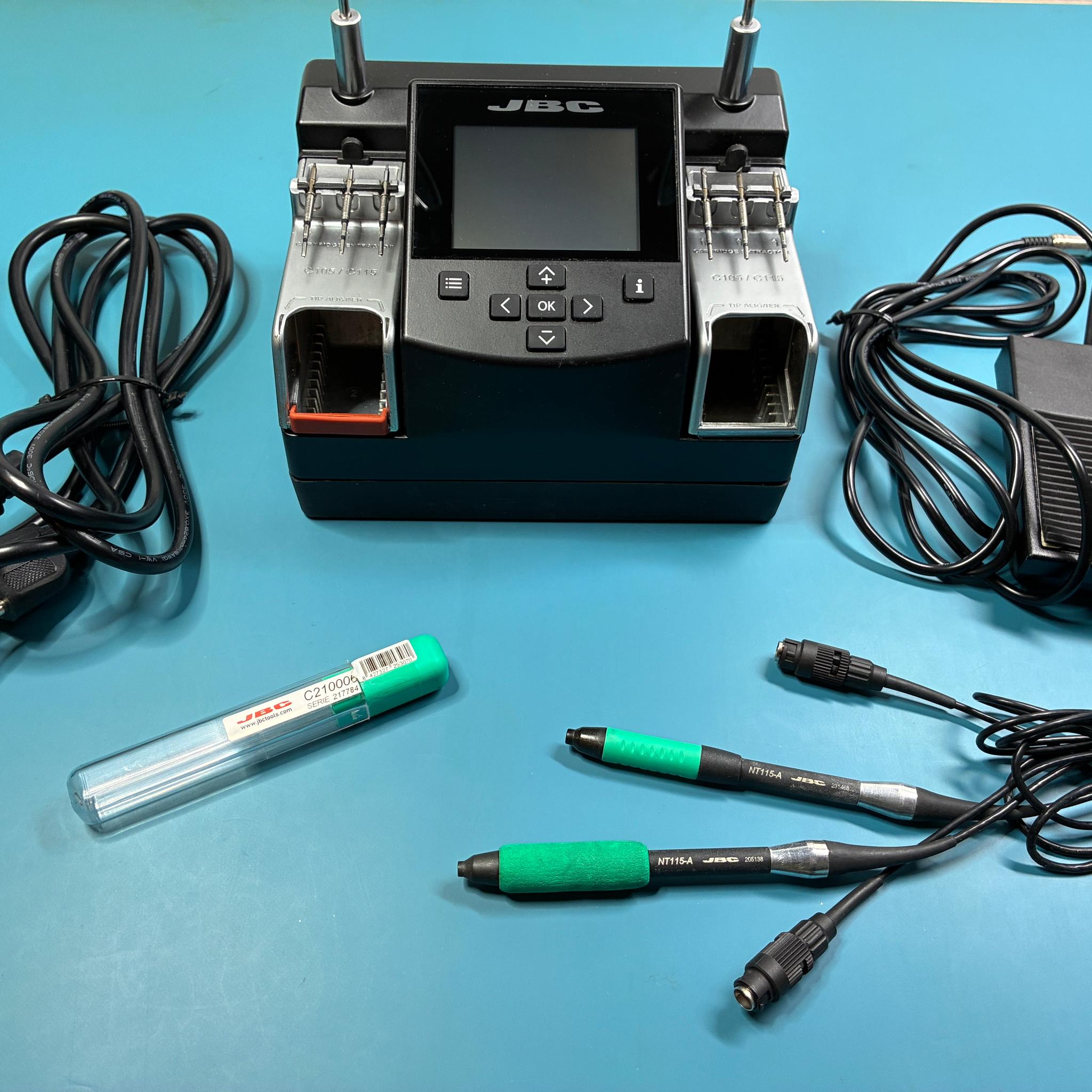 JBC NANE-1C Nano Rework Station + 2x NT115-A (Electronics Lab Equipment)