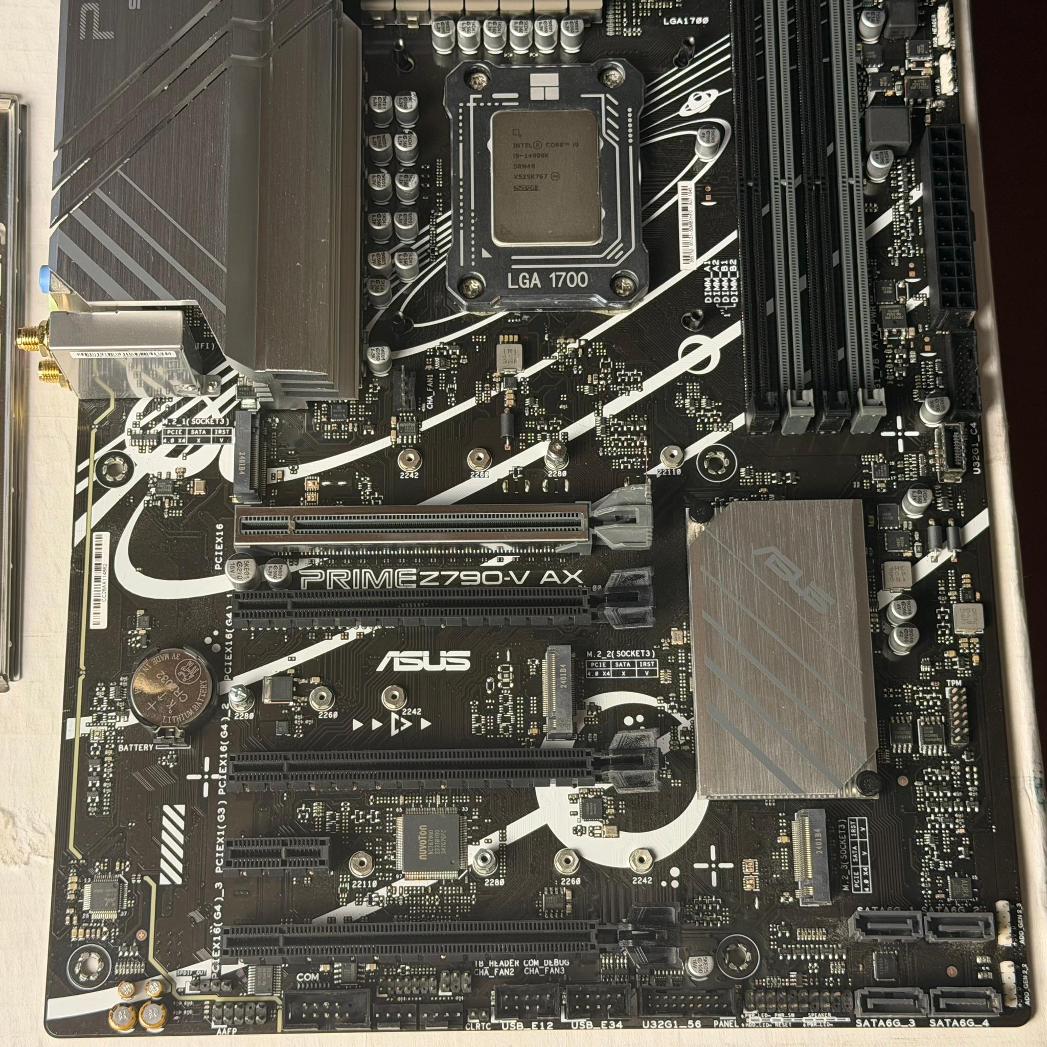 14900k + Asus Prime Z790-V AX Motherboard