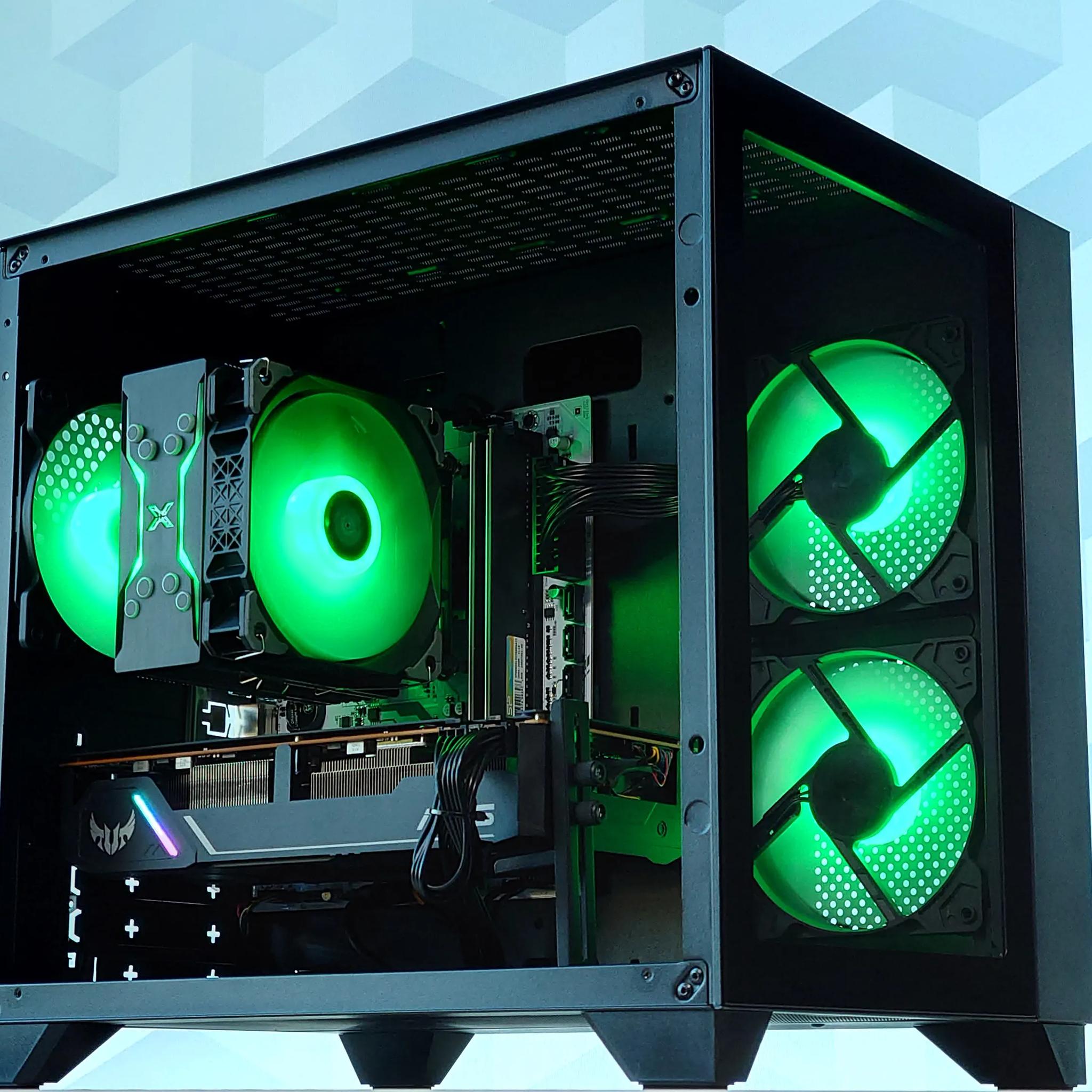 🩸🧯Gaming PC🚨AMD RX 5500 XT 8GB🚨AMD Ryzen 5 2600 🚨16GB DDR4🚨500GB SSD NVME